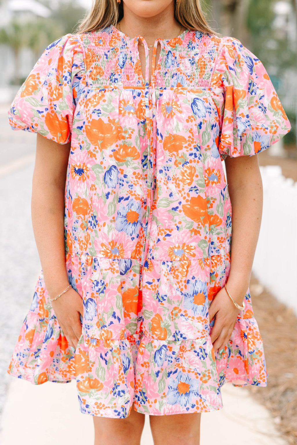 Something Good Dress, Pink Floral