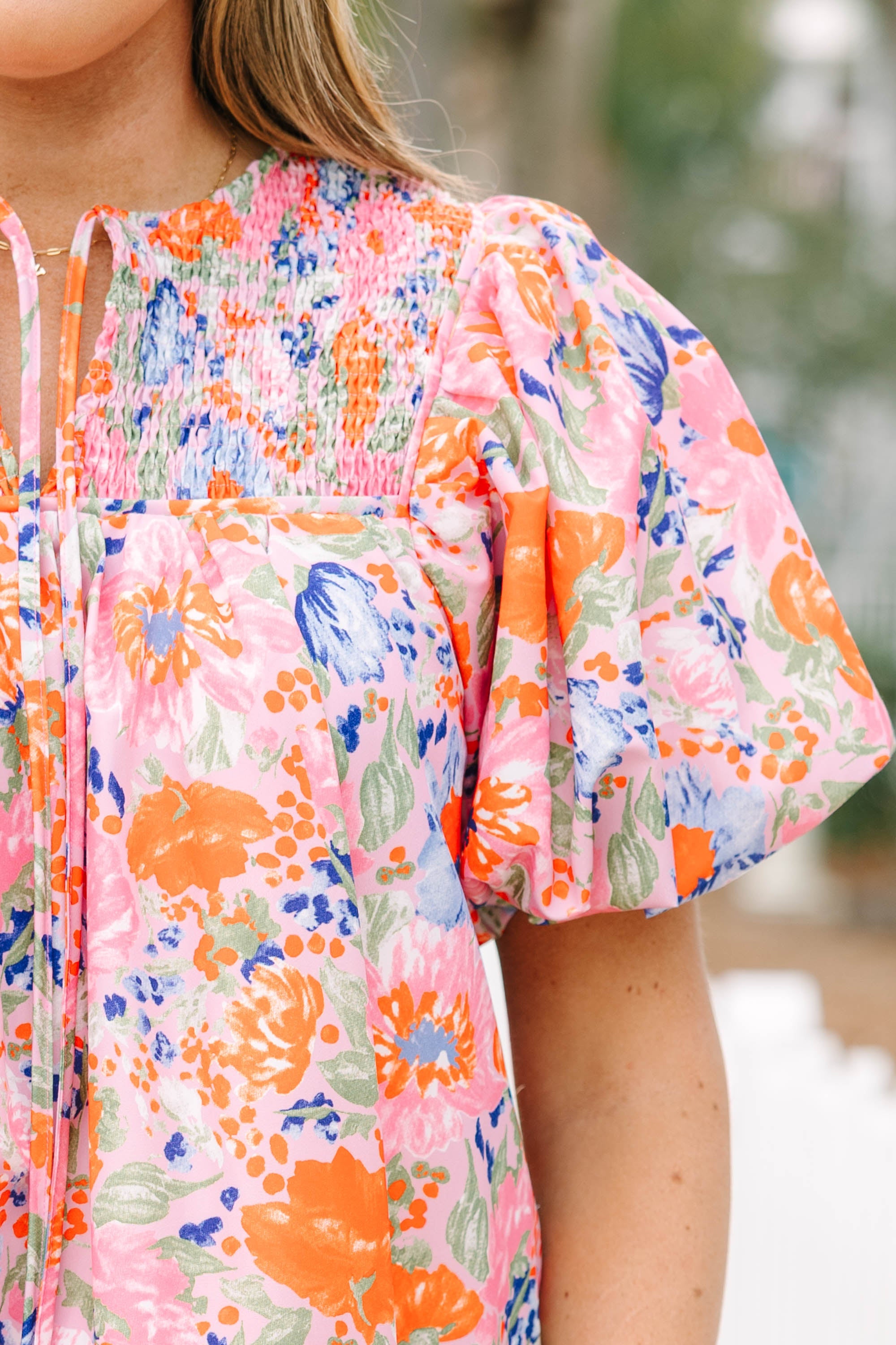 Something Good Dress, Pink Floral