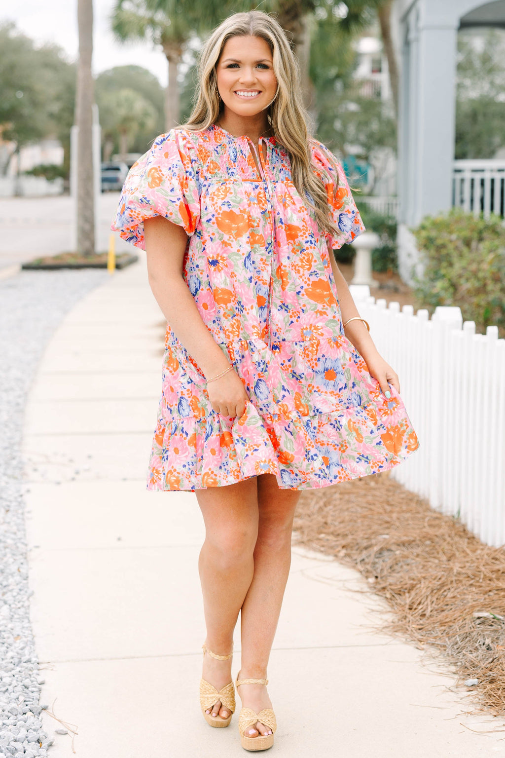 Something Good Dress, Pink Floral