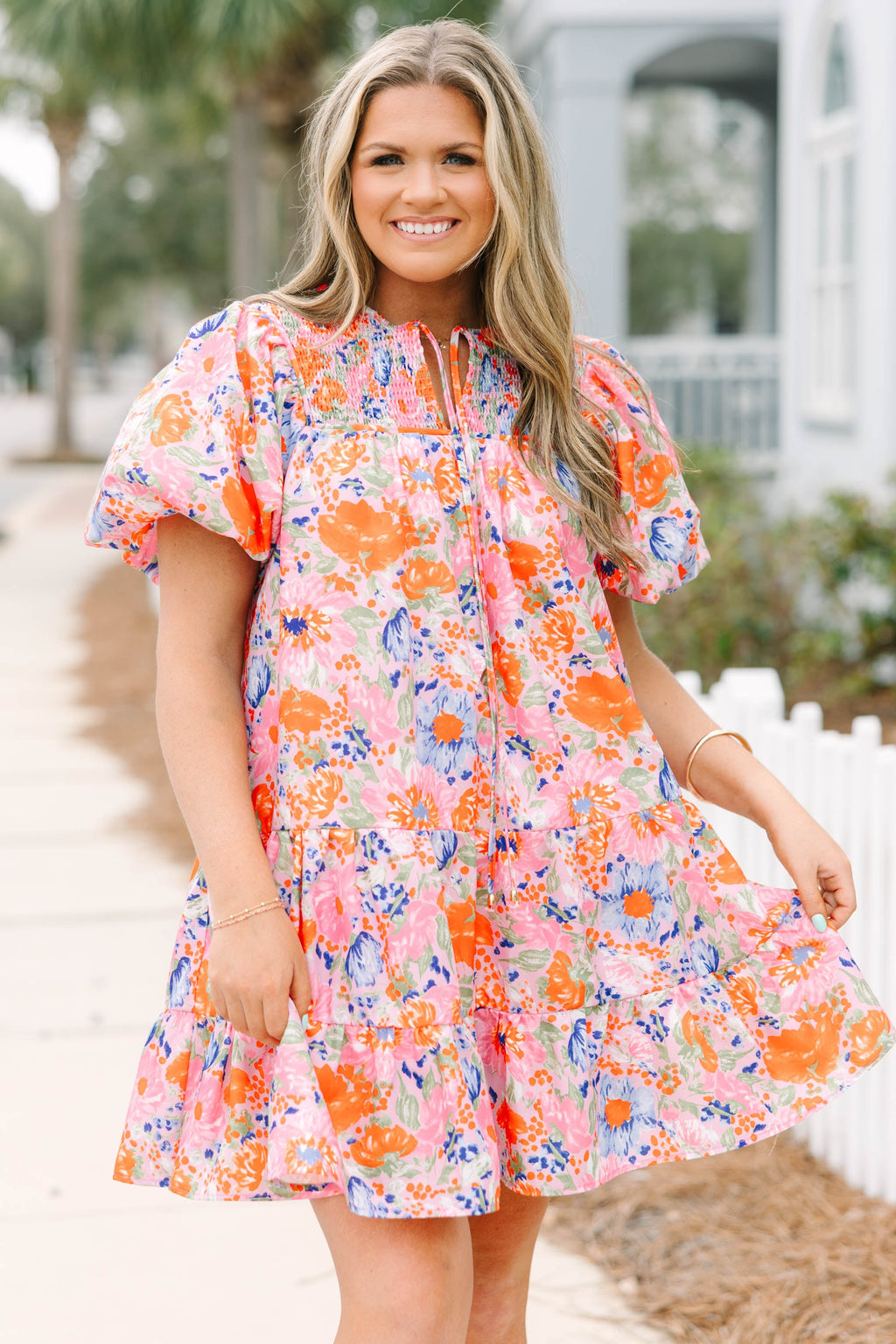Something Good Dress, Pink Floral