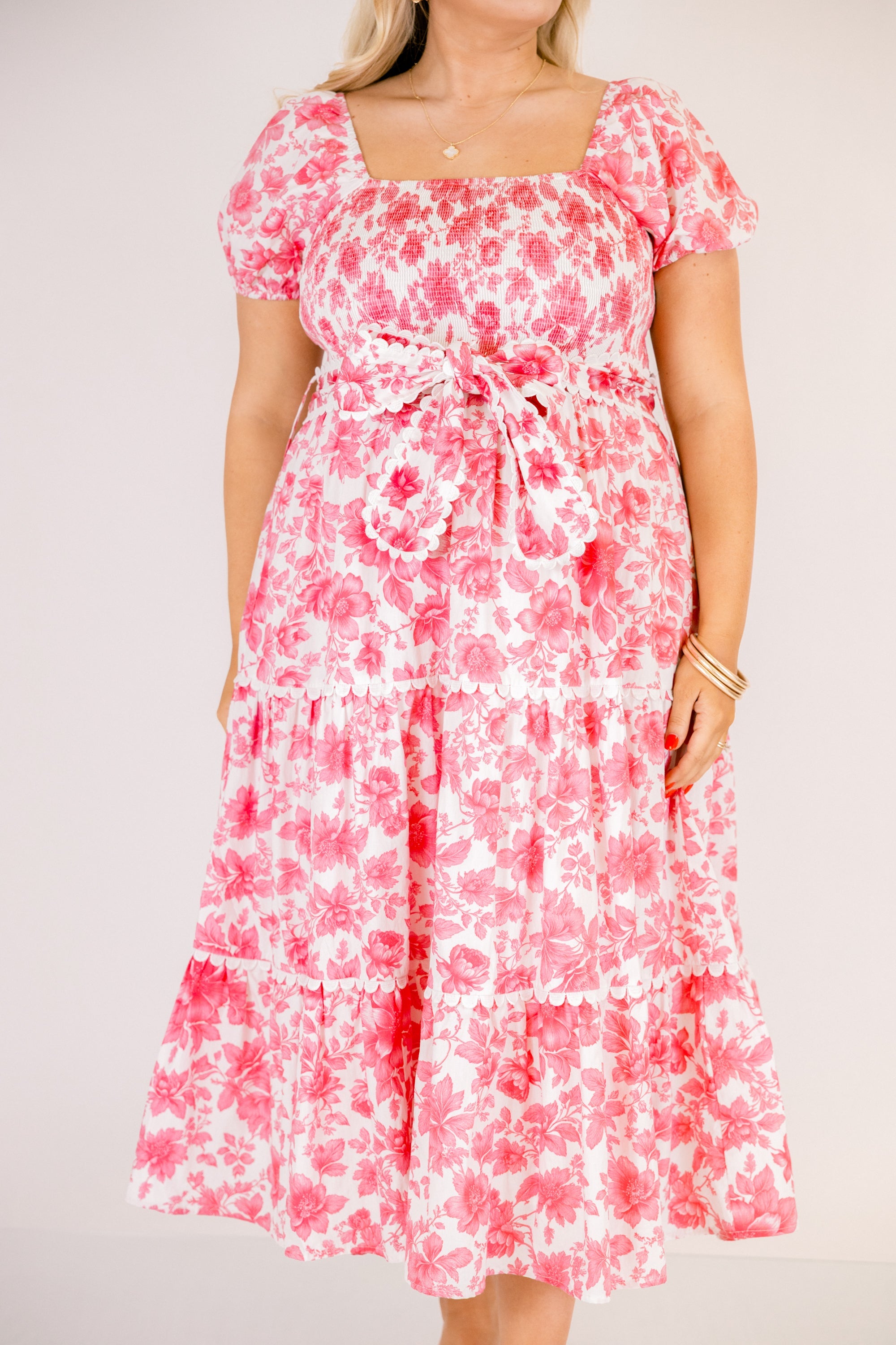 Something In The Air Dress, Pink