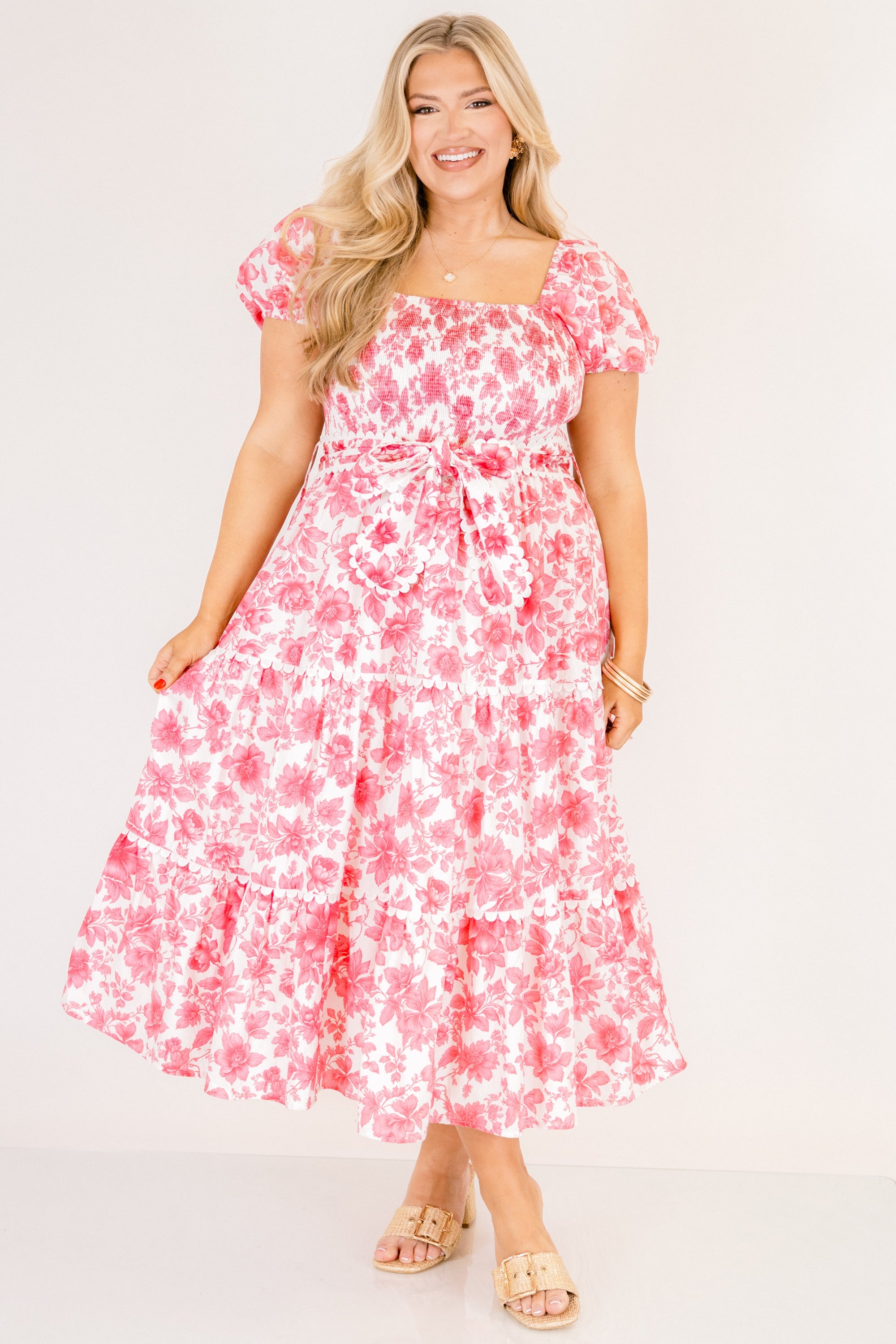 Something In The Air Dress, Pink