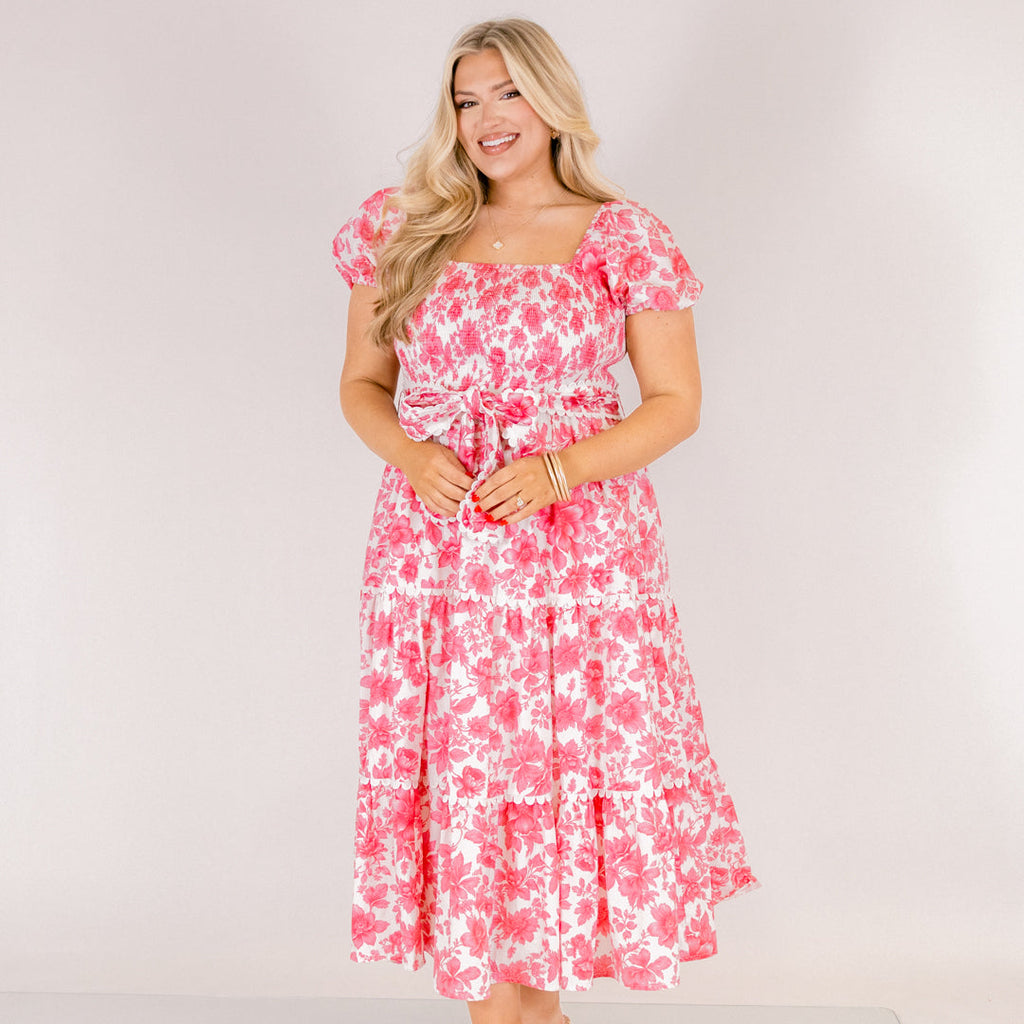 Something In The Air Dress, Pink