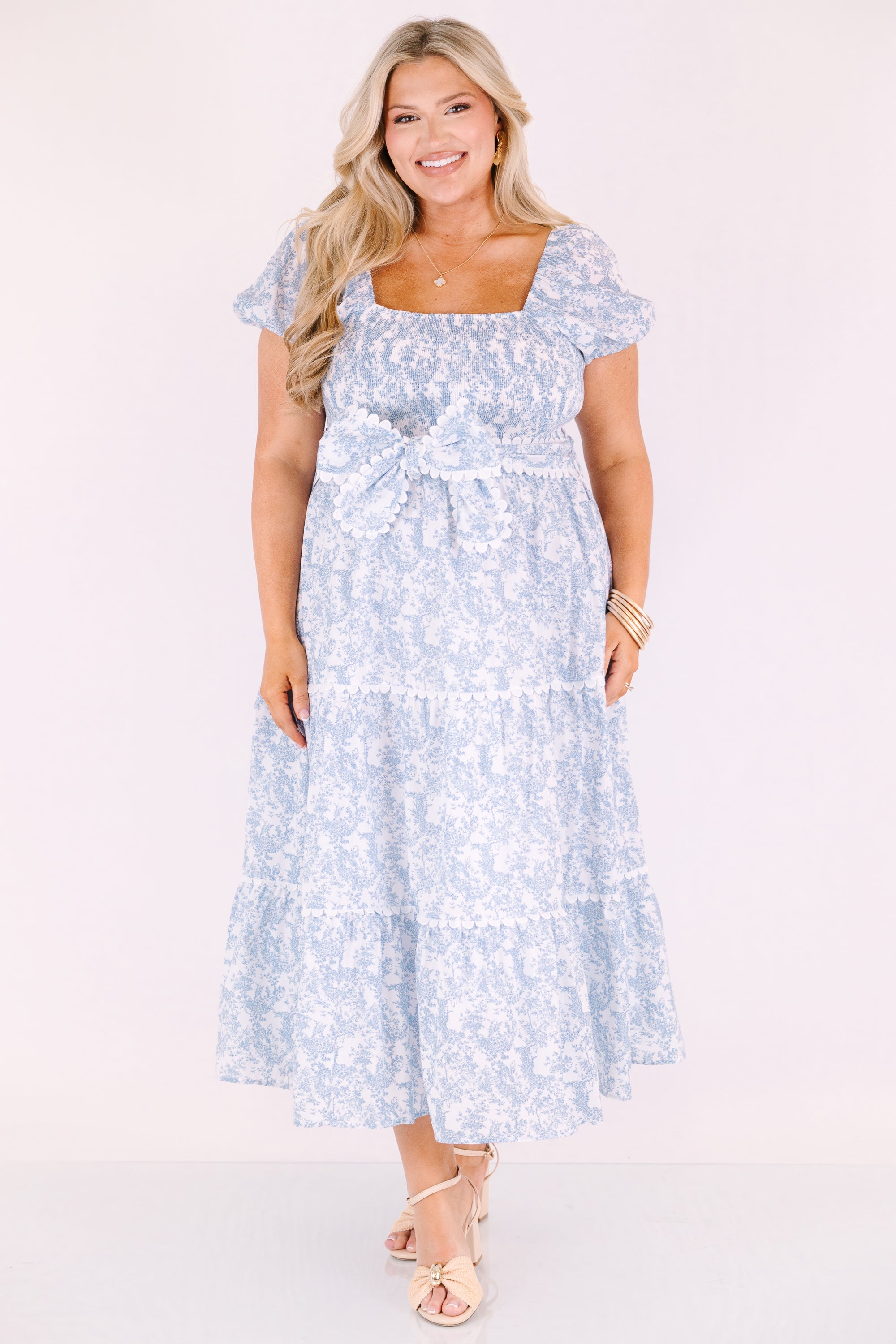 Something In The Air Dress, Blue