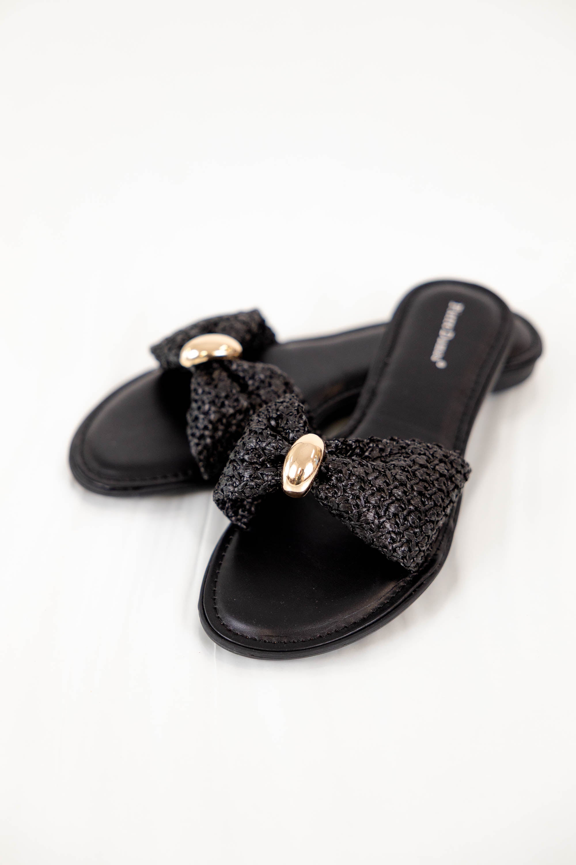 Something's Going On Sandals, Black