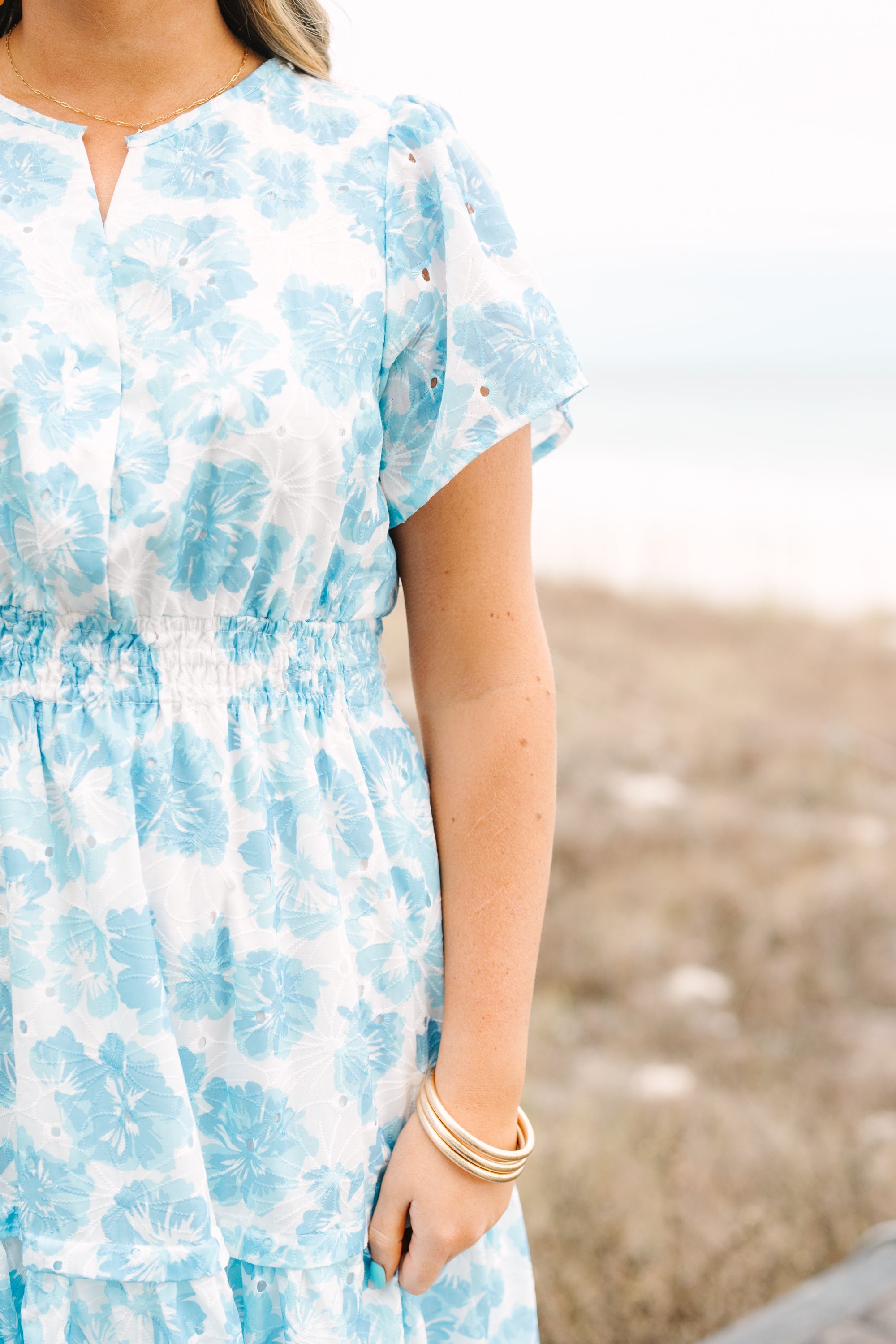 Somewhere Beautiful Dress, Blue