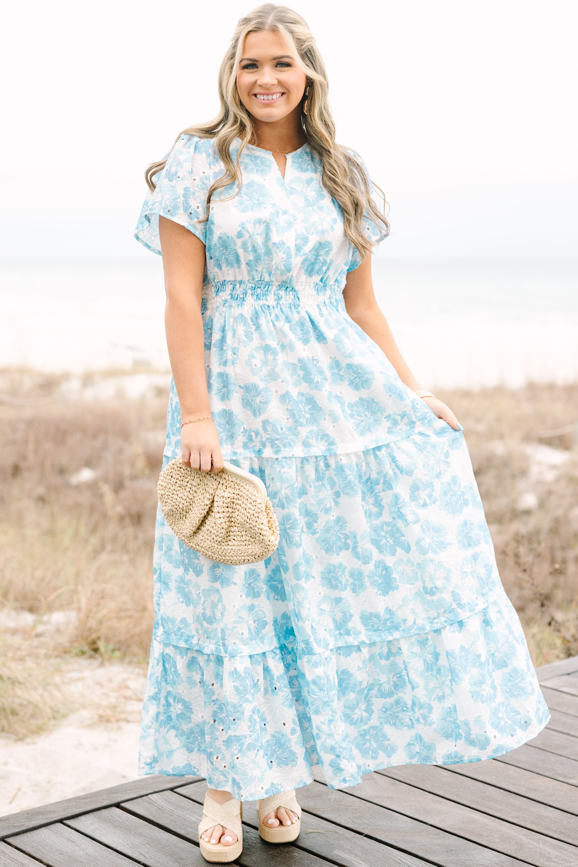 Somewhere Beautiful Dress, Blue
