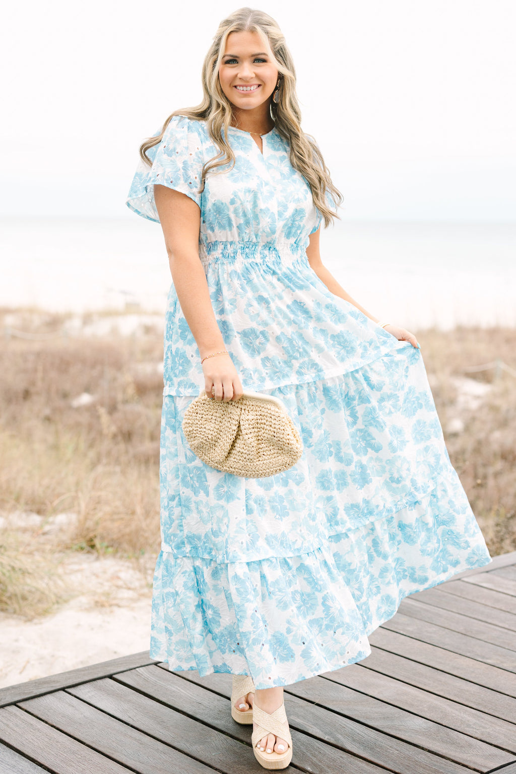 Somewhere Beautiful Dress, Blue