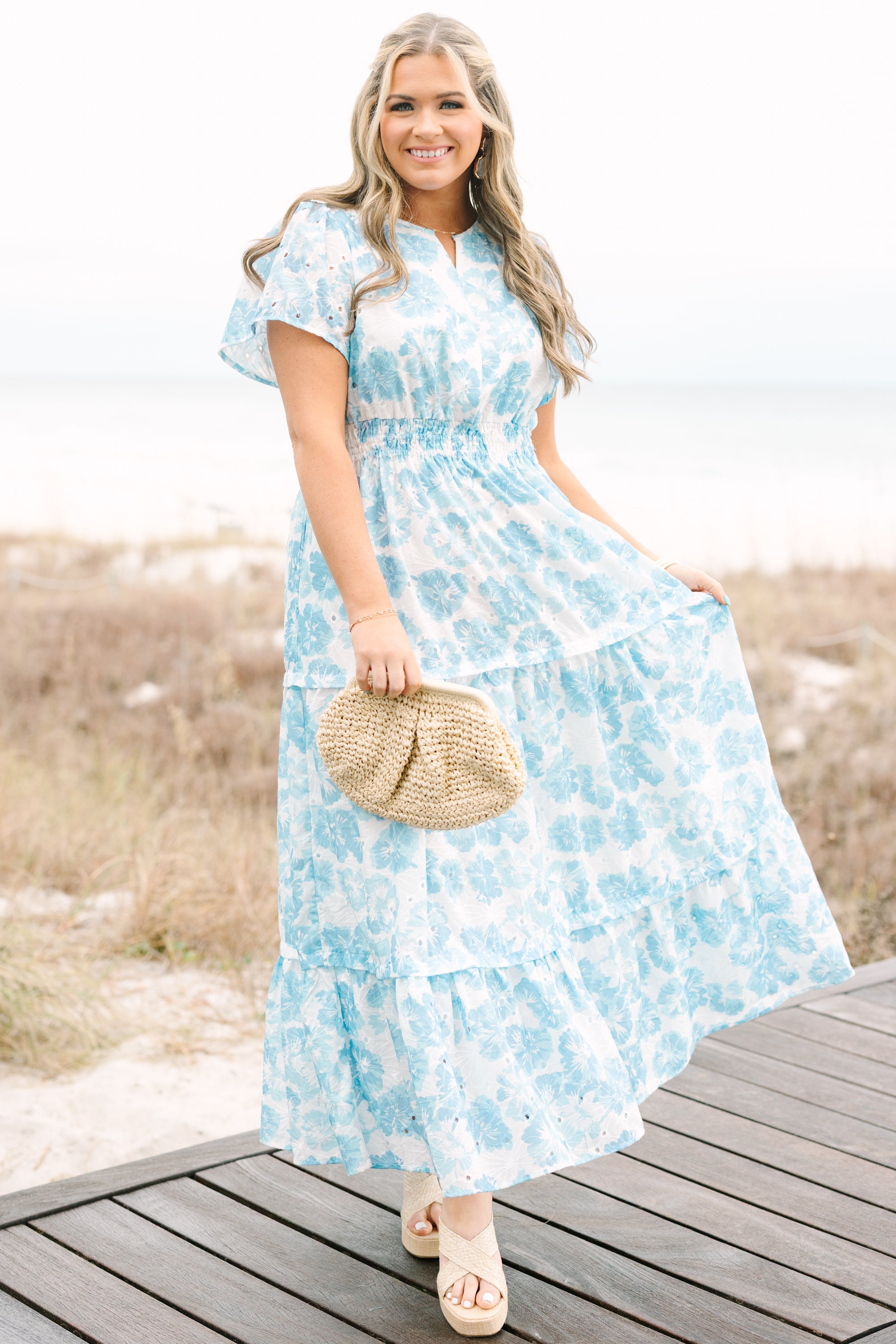 Somewhere Beautiful Dress, Blue