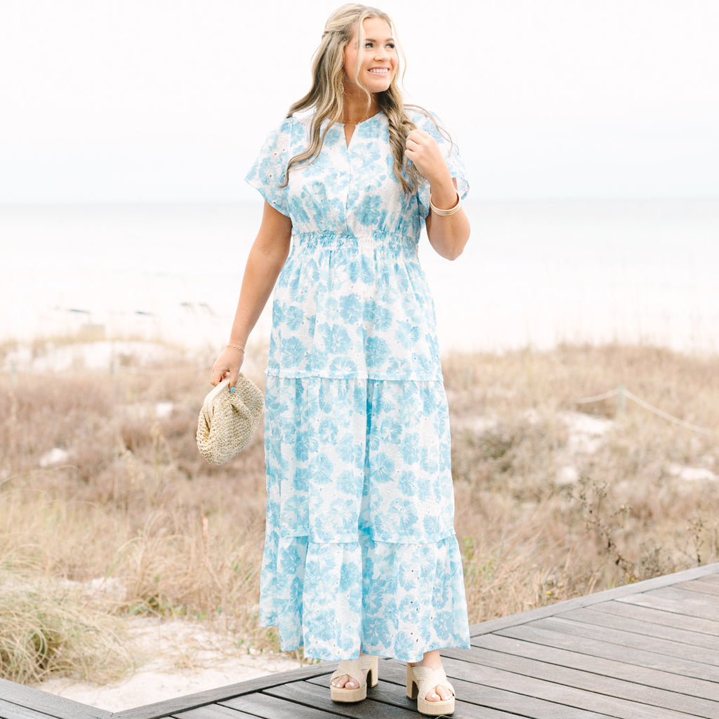 Somewhere Beautiful Dress, Blue