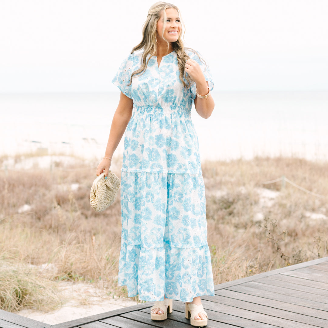 Somewhere Beautiful Dress, Blue