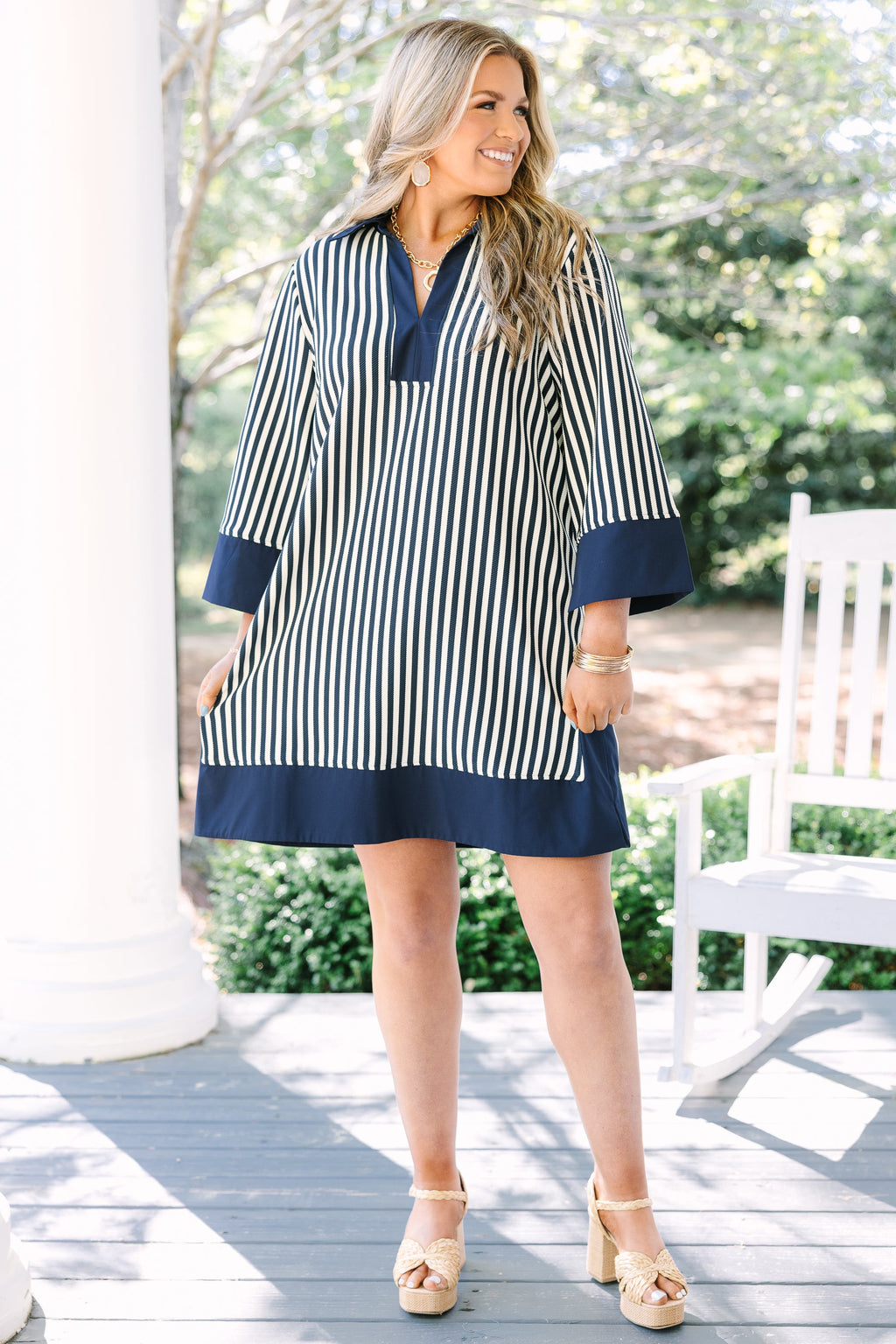 So Proud Dress, Navy