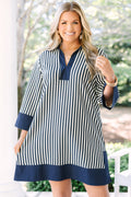So Proud Dress, Navy