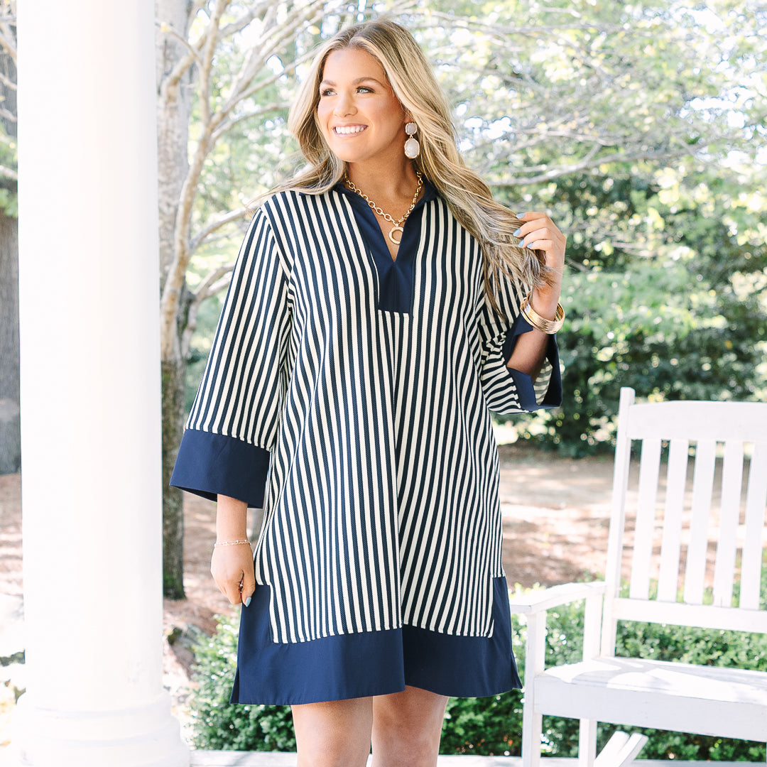So Proud Dress, Navy