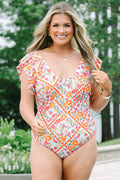 Spending My PTO Swimsuit, Orange
