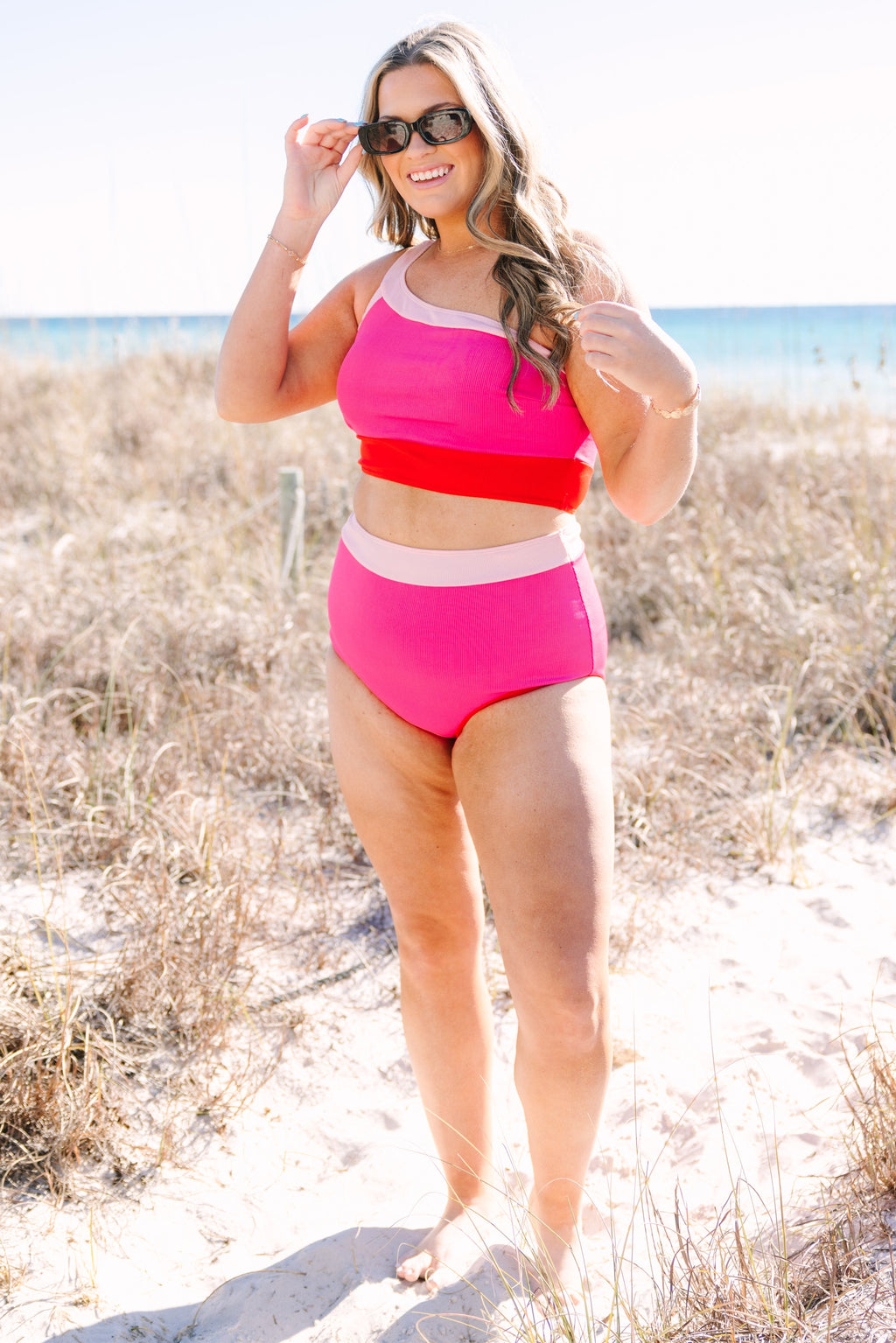 Splash At The Beach Bottom, Pink Multi