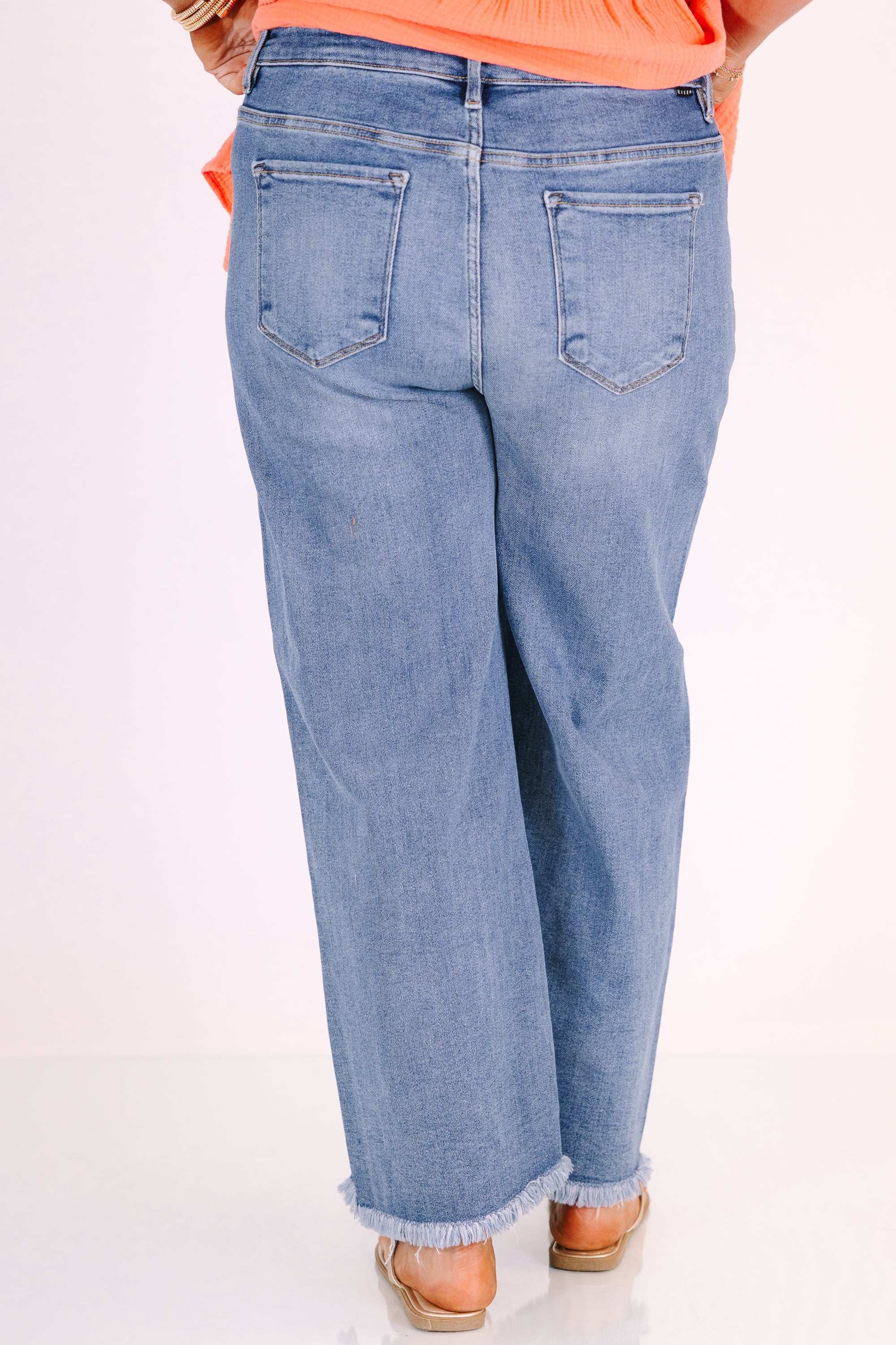 Split The Difference Jeans, Medium Wash