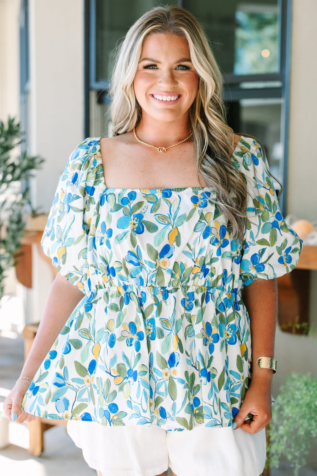 Spring Romance Top, Green