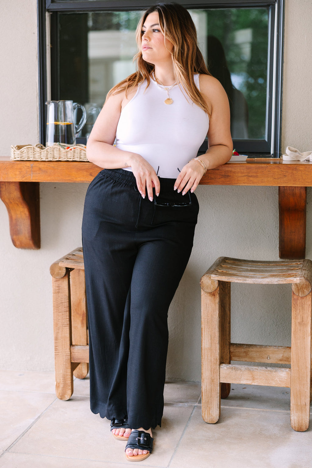 Stand With Grace Pants, Black