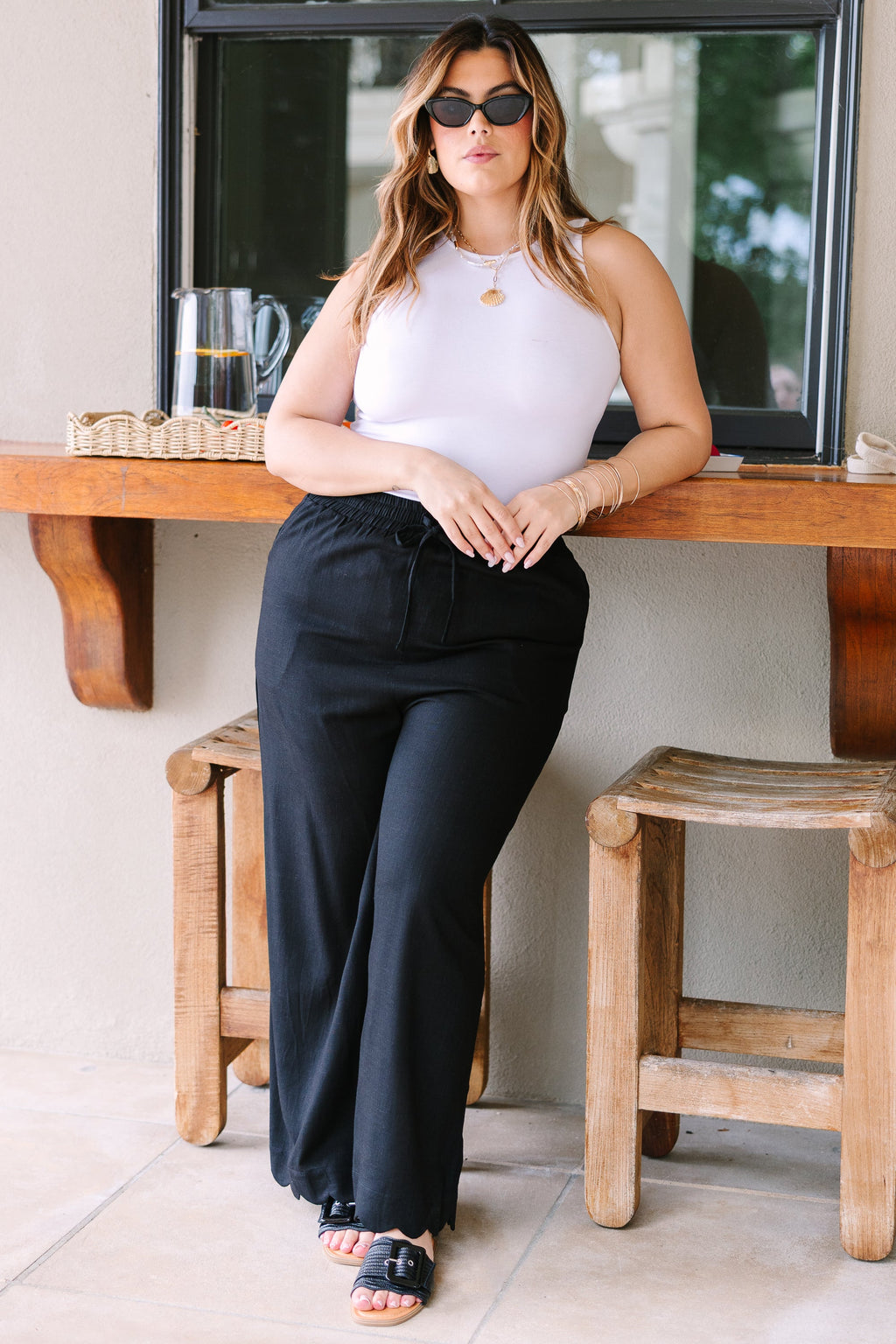 Stand With Grace Pants, Black