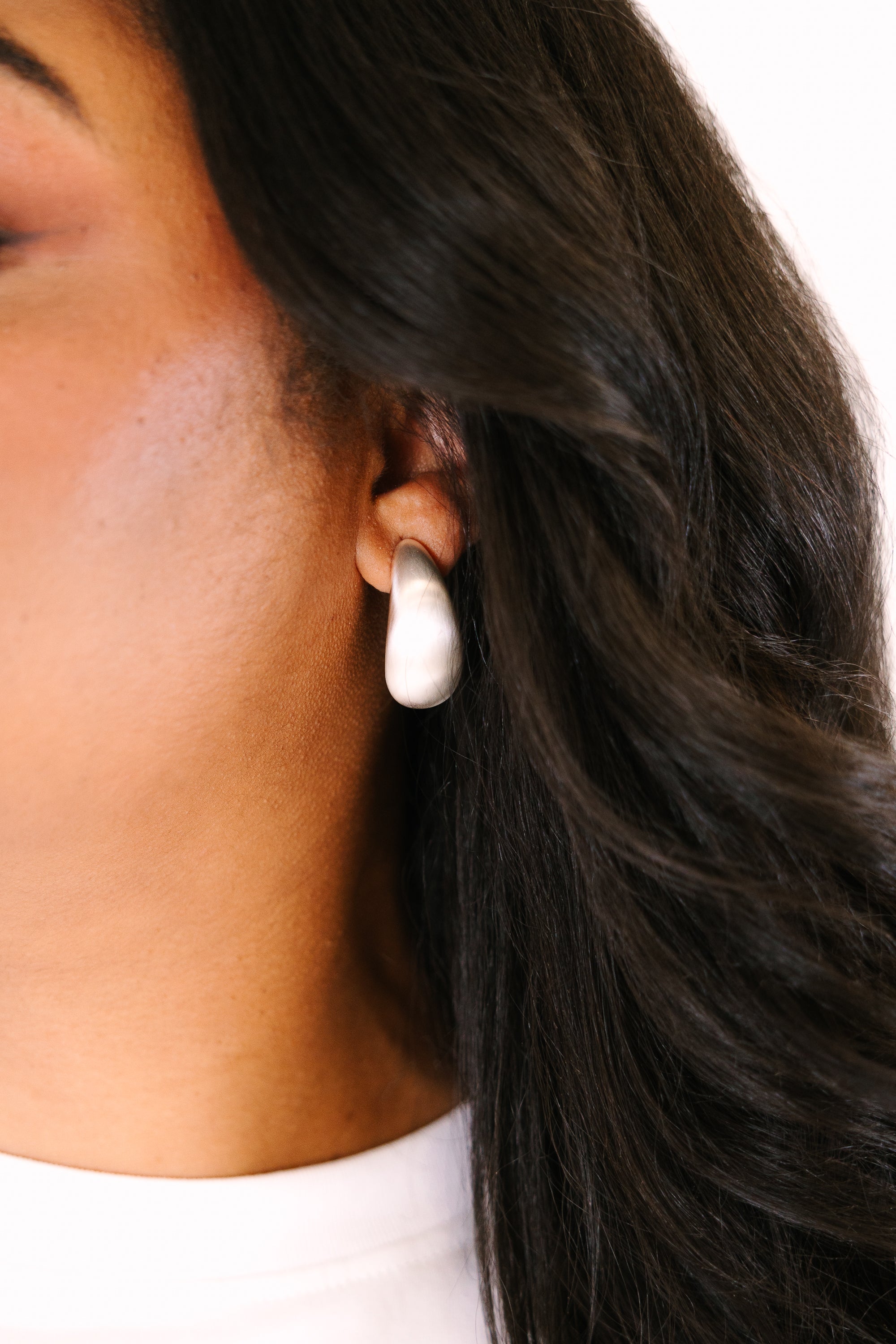 Starlight Stud Earrings, Silver