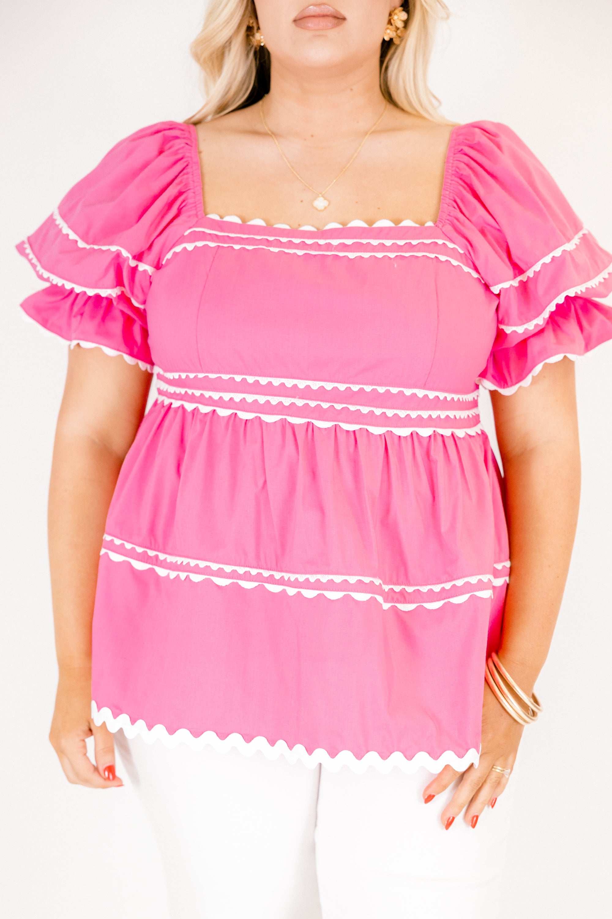 Stellar Beauty Top, Rose