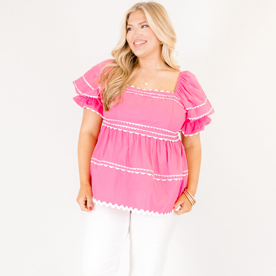 Stellar Beauty Top, Rose