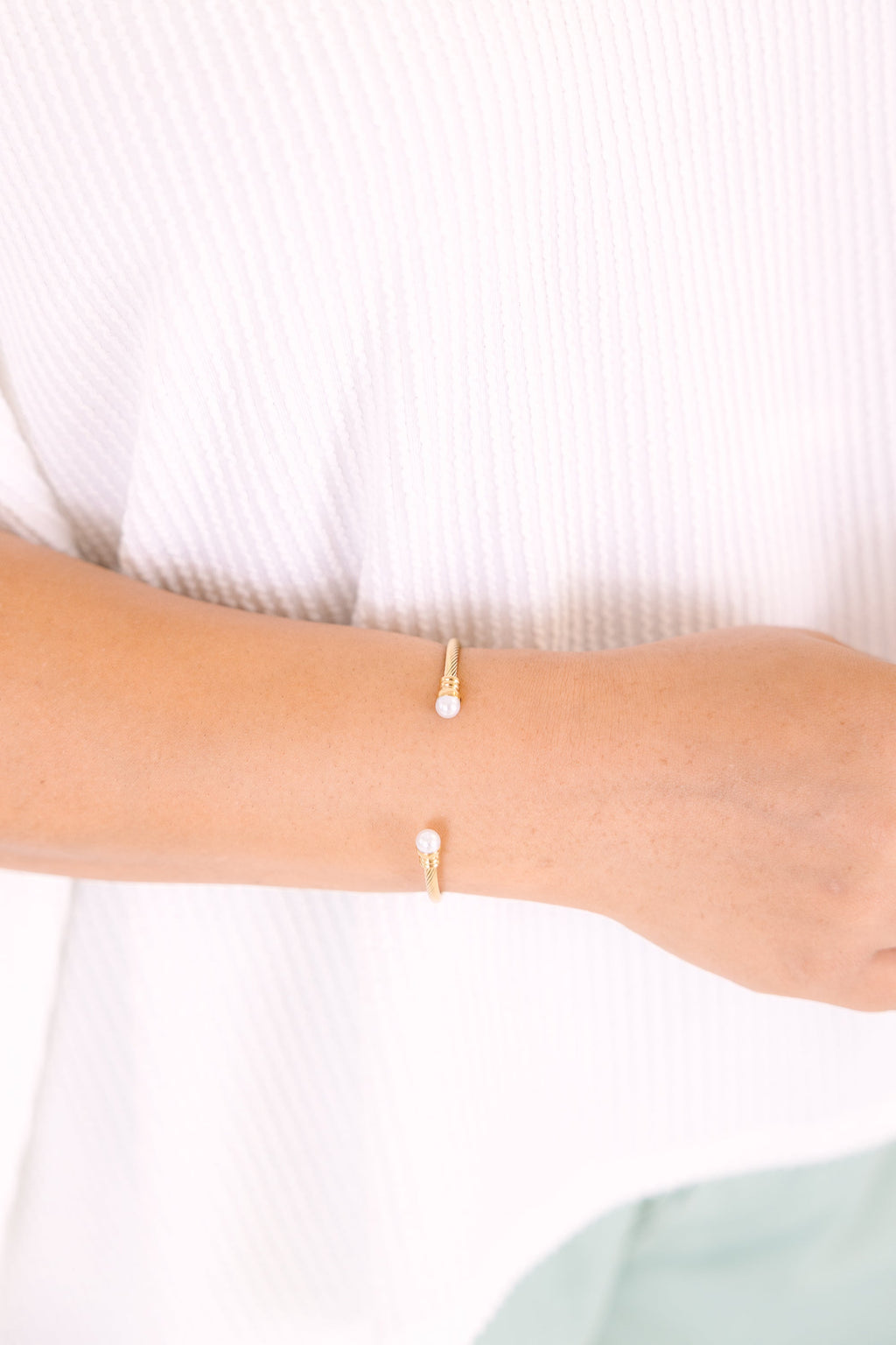 Step Aside Bracelet, Gold