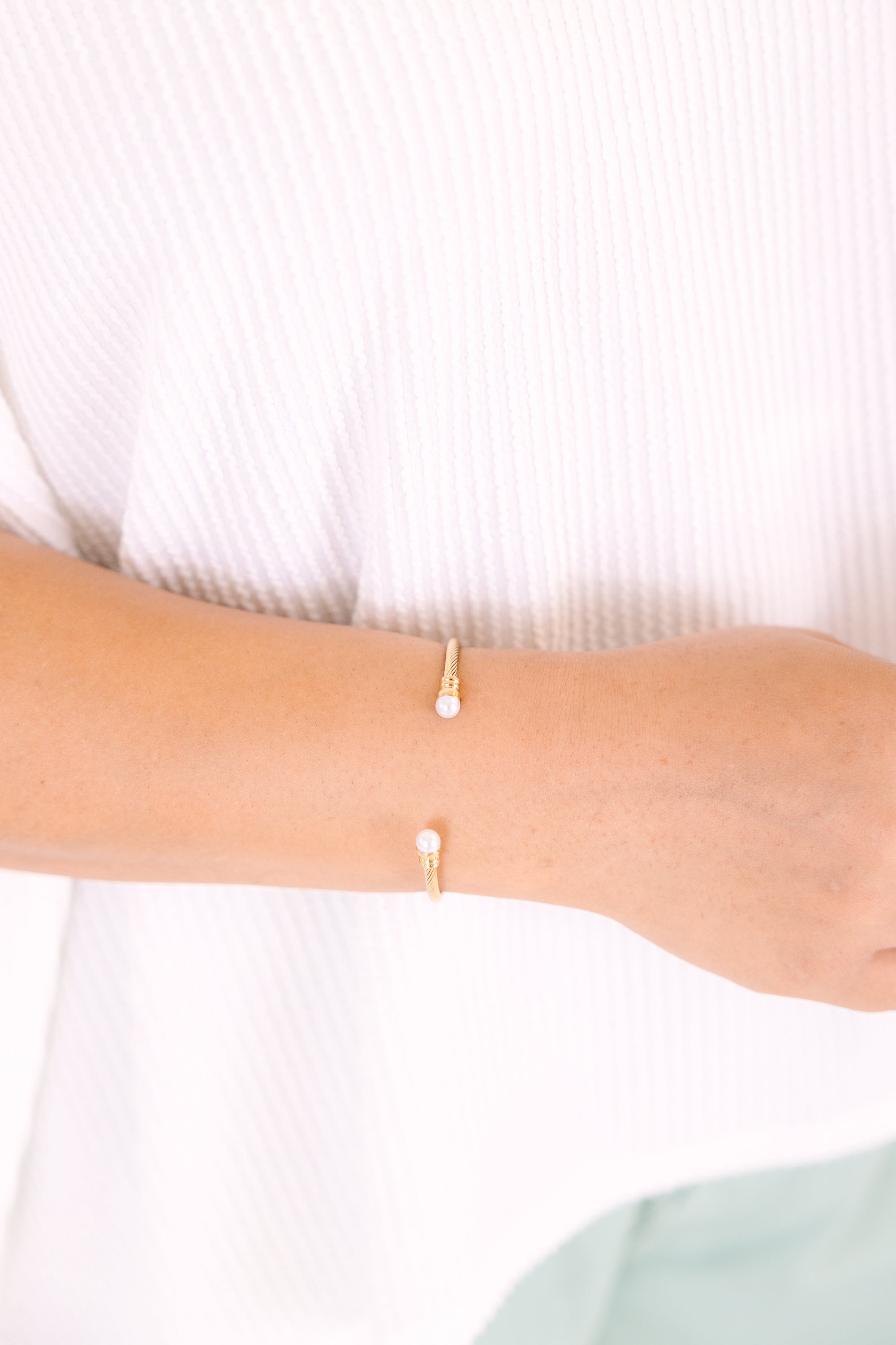 Step Aside Bracelet, Gold