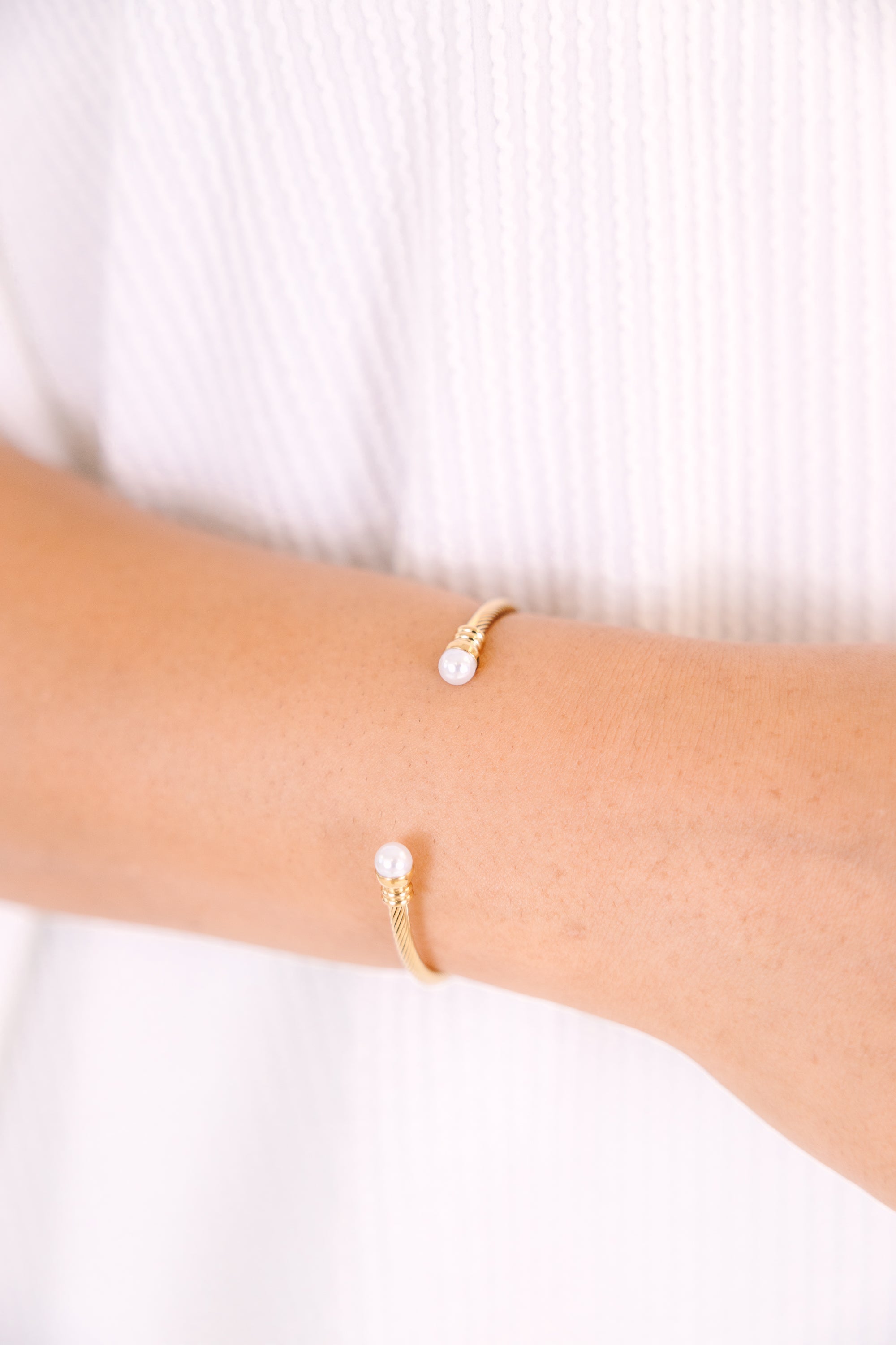 Step Aside Bracelet, Gold