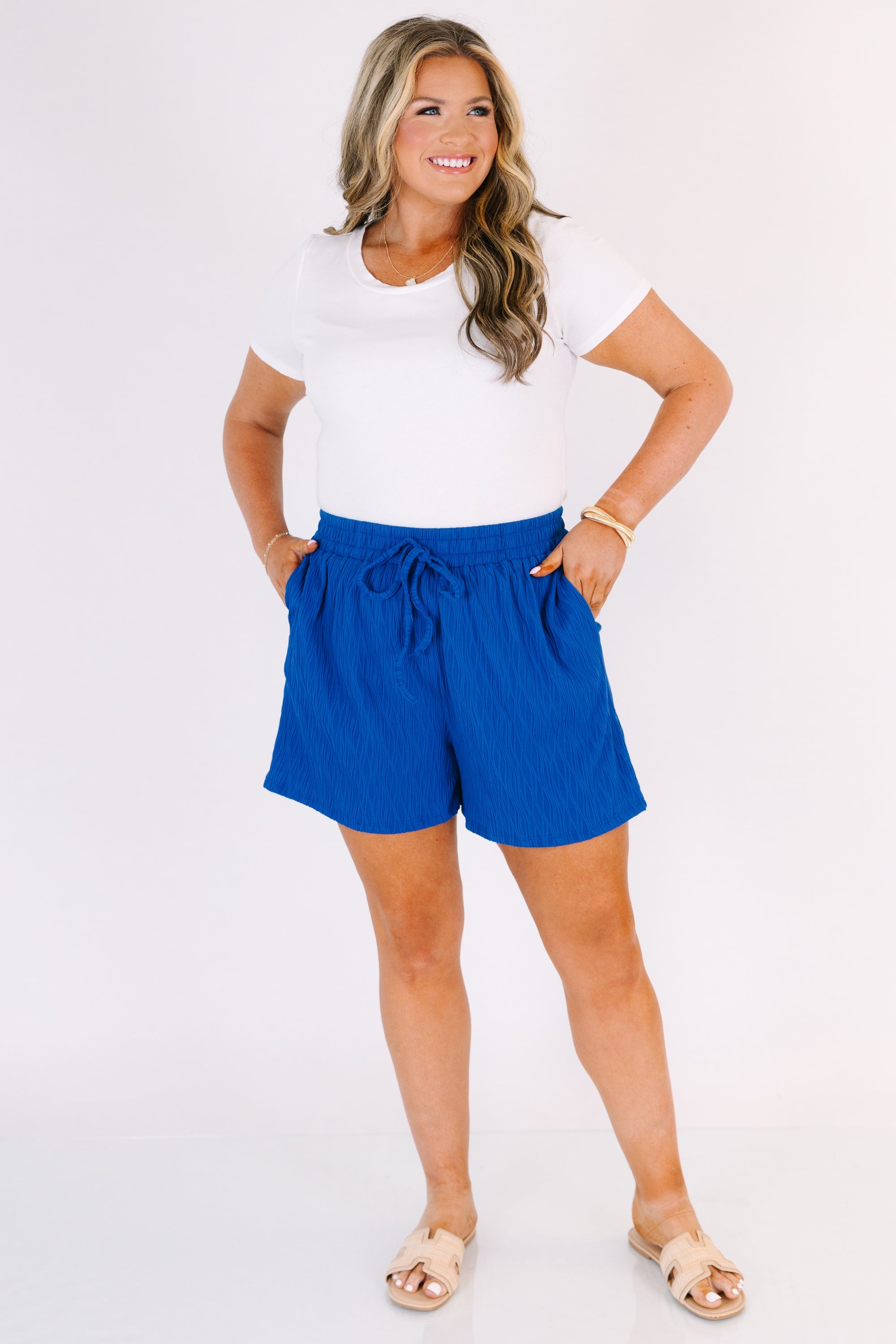 Story Of My Life Shorts, Royal Blue