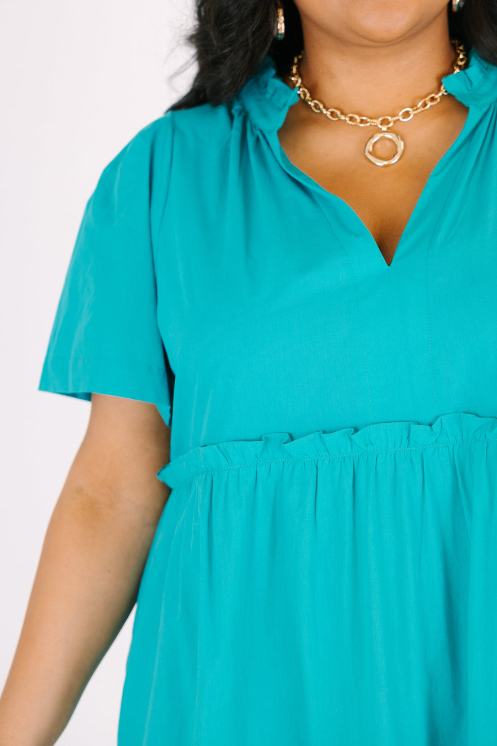 Straight Shot Dress, Teal
