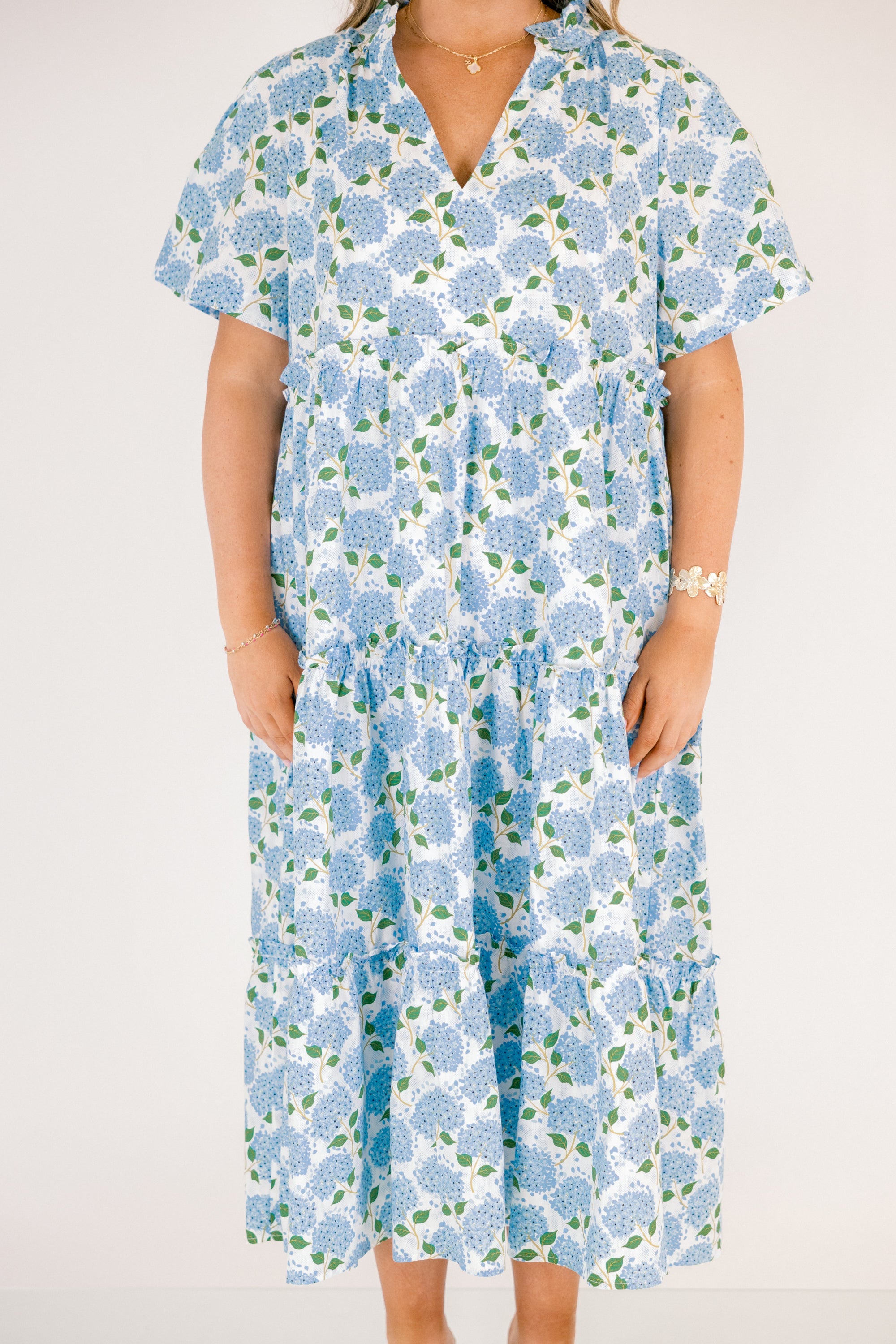 Straight Shot Dress, Hydrangea Blue