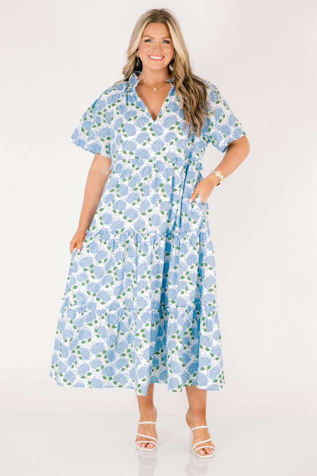 Straight Shot Dress, Hydrangea Blue