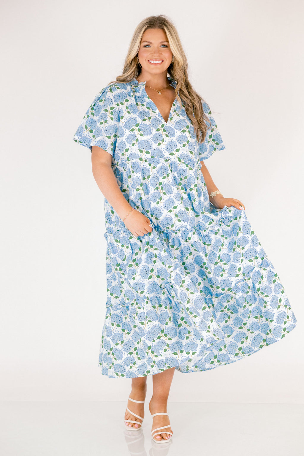 Straight Shot Dress, Hydrangea Blue