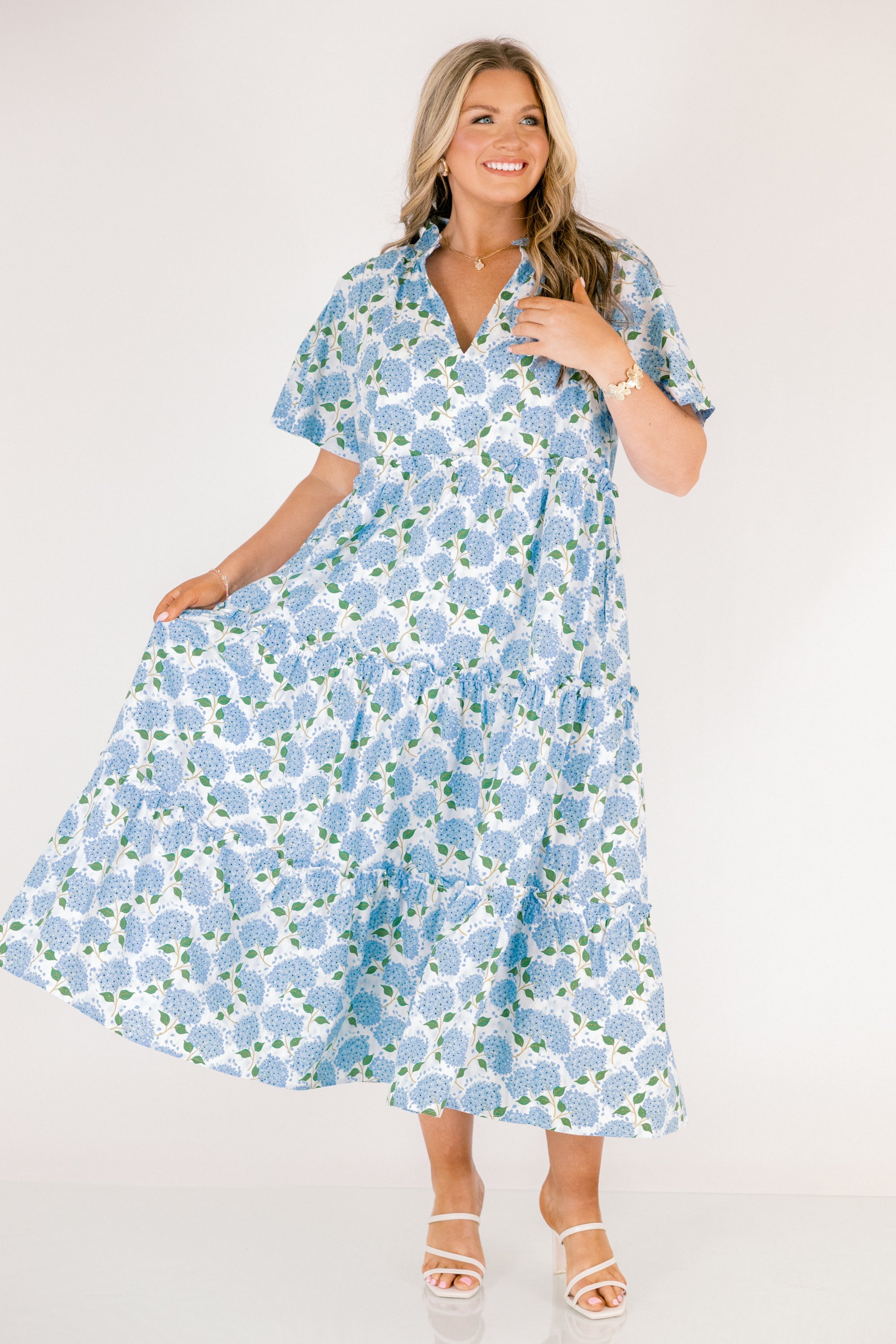 Straight Shot Dress, Hydrangea Blue