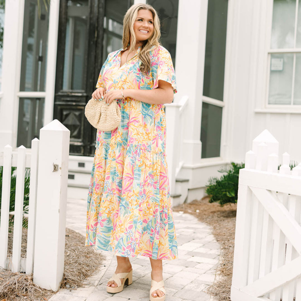Straight Shot Dress, Yellow