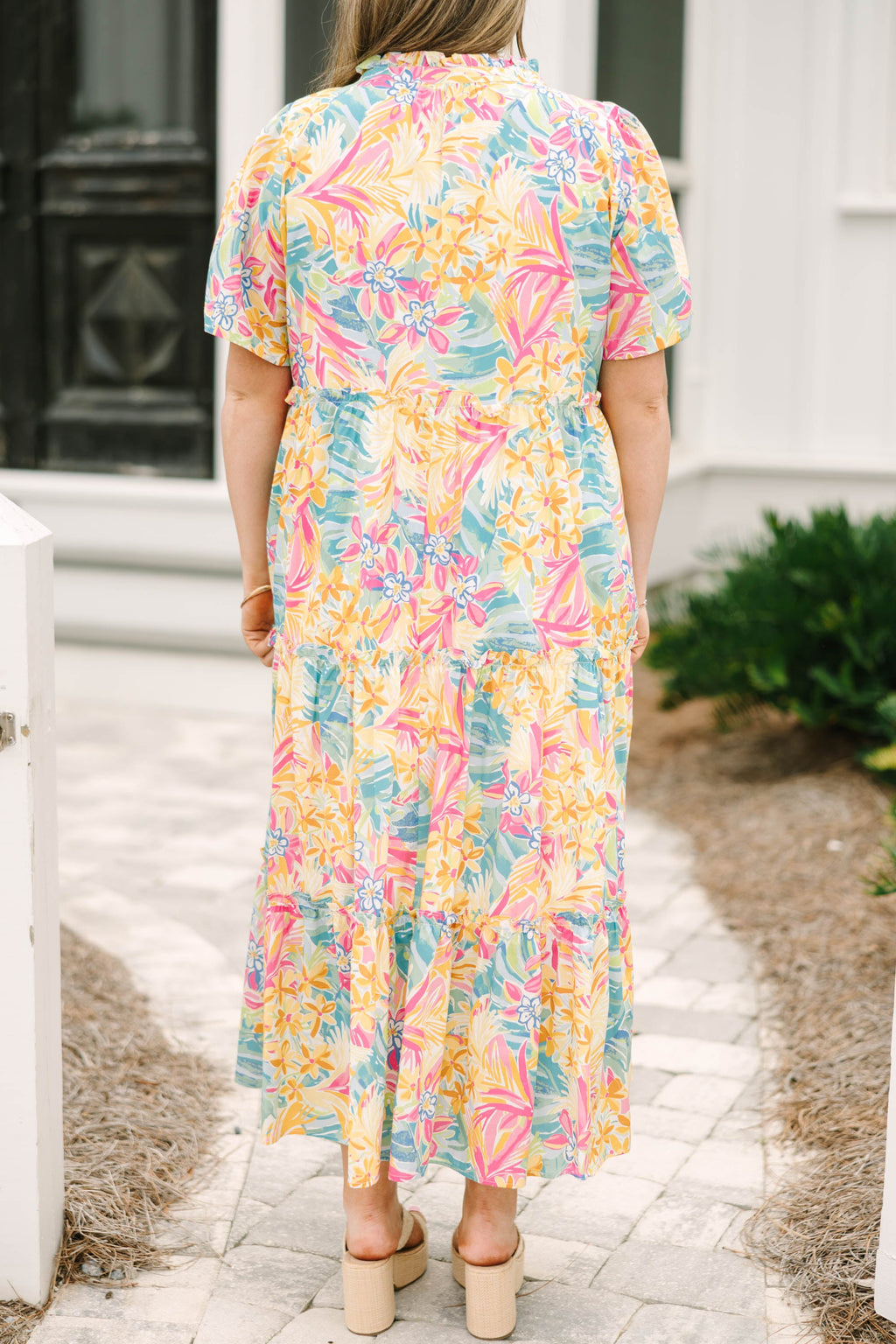 Straight Shot Dress, Yellow