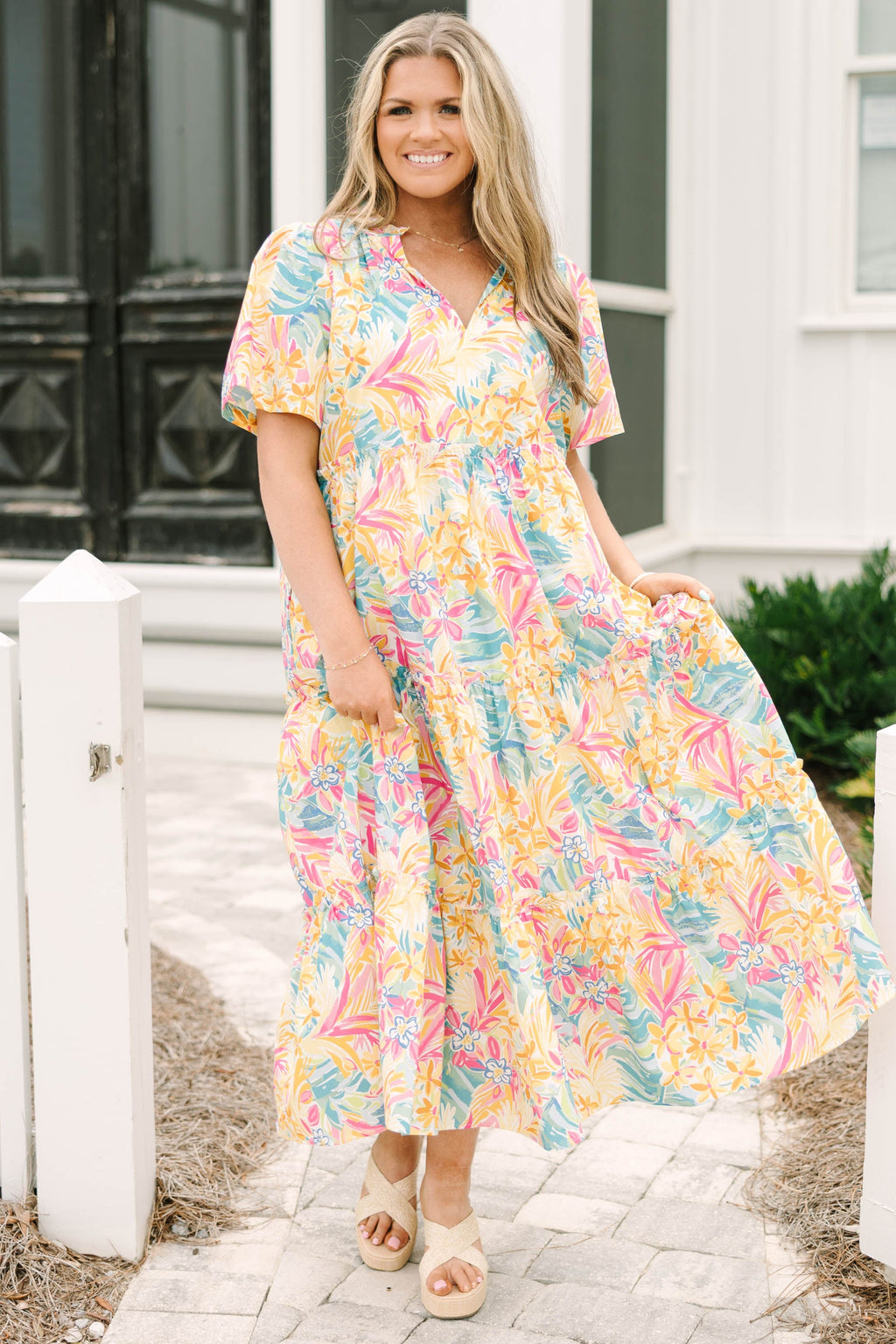 Straight Shot Dress, Yellow