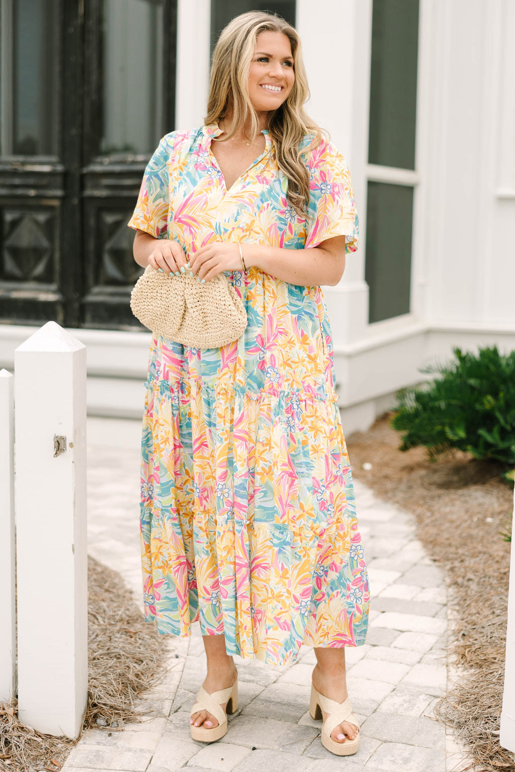 Straight Shot Dress, Yellow