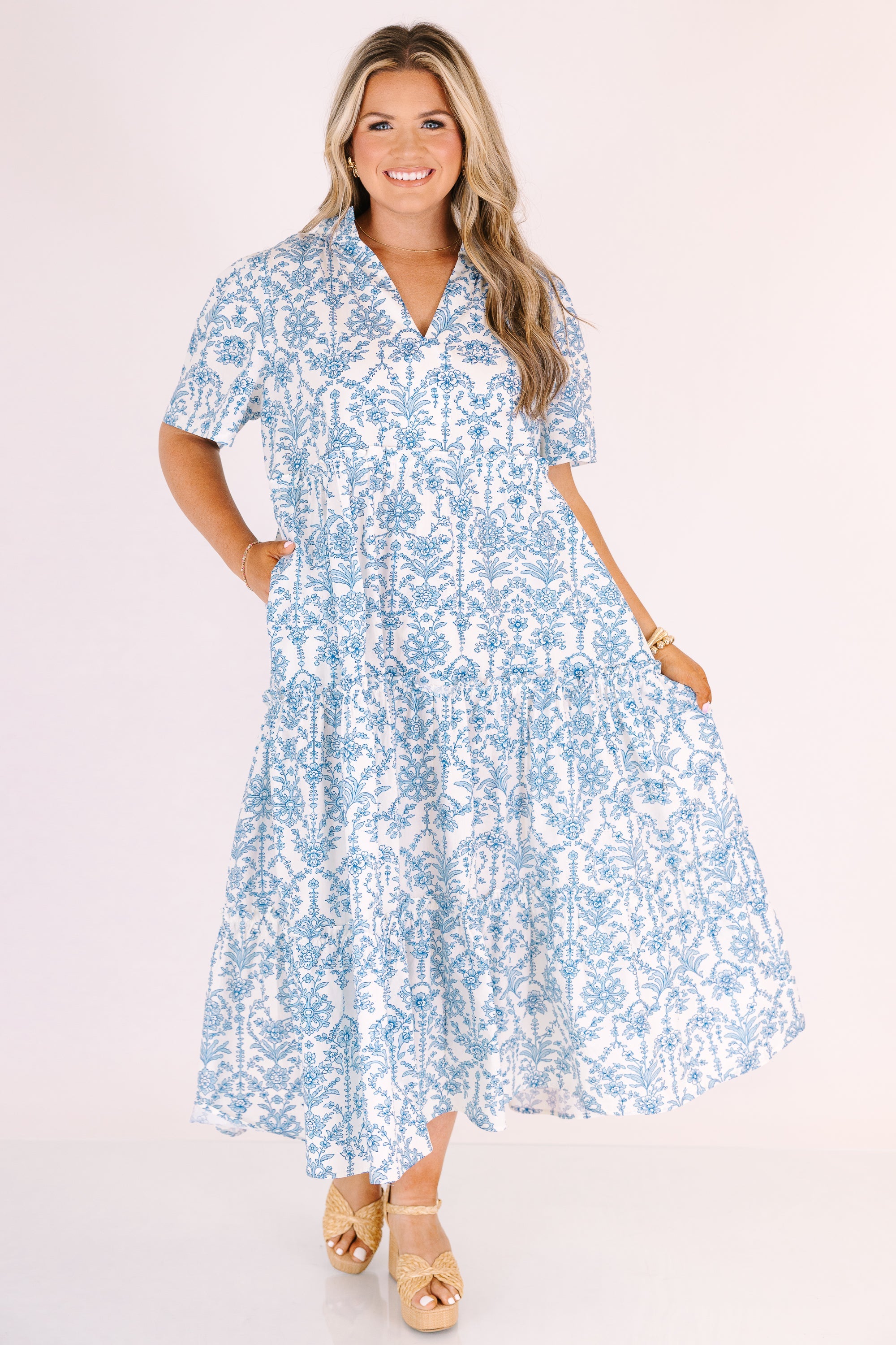Straight Shot Dress, Cerulean