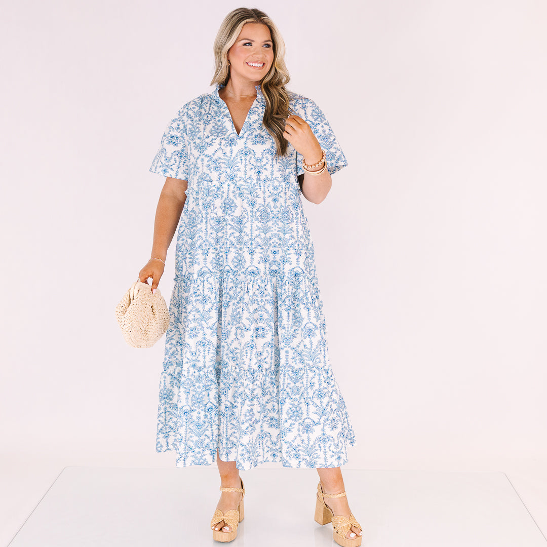 Straight Shot Dress, Cerulean