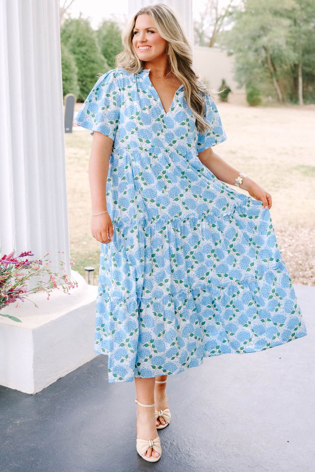 Straight Shot Dress, Hydrangea Blue