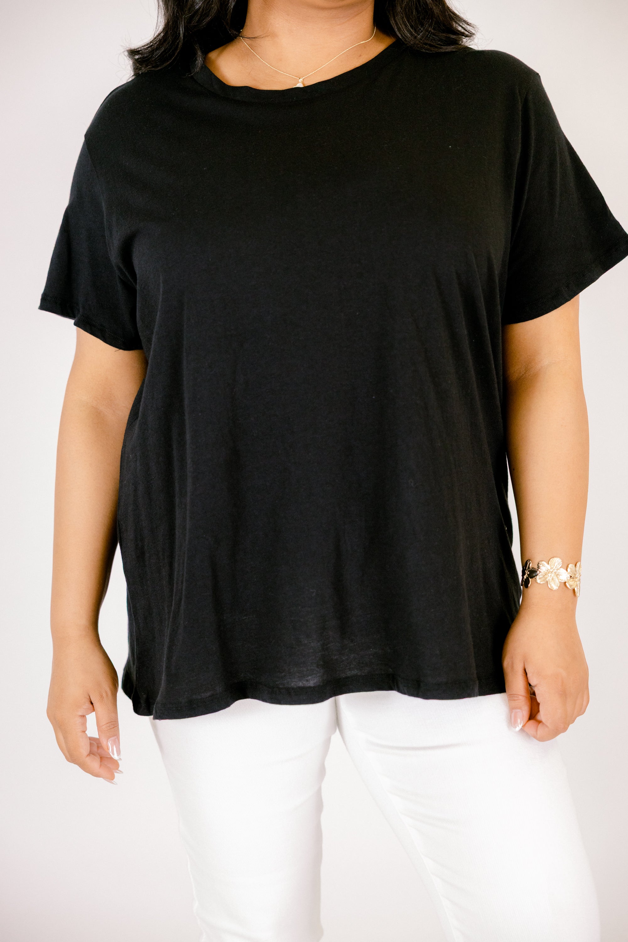 String Of Luck Tee, Black