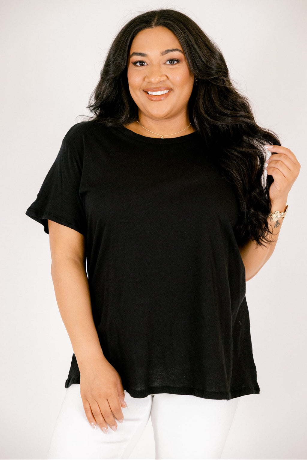 String Of Luck Tee, Black