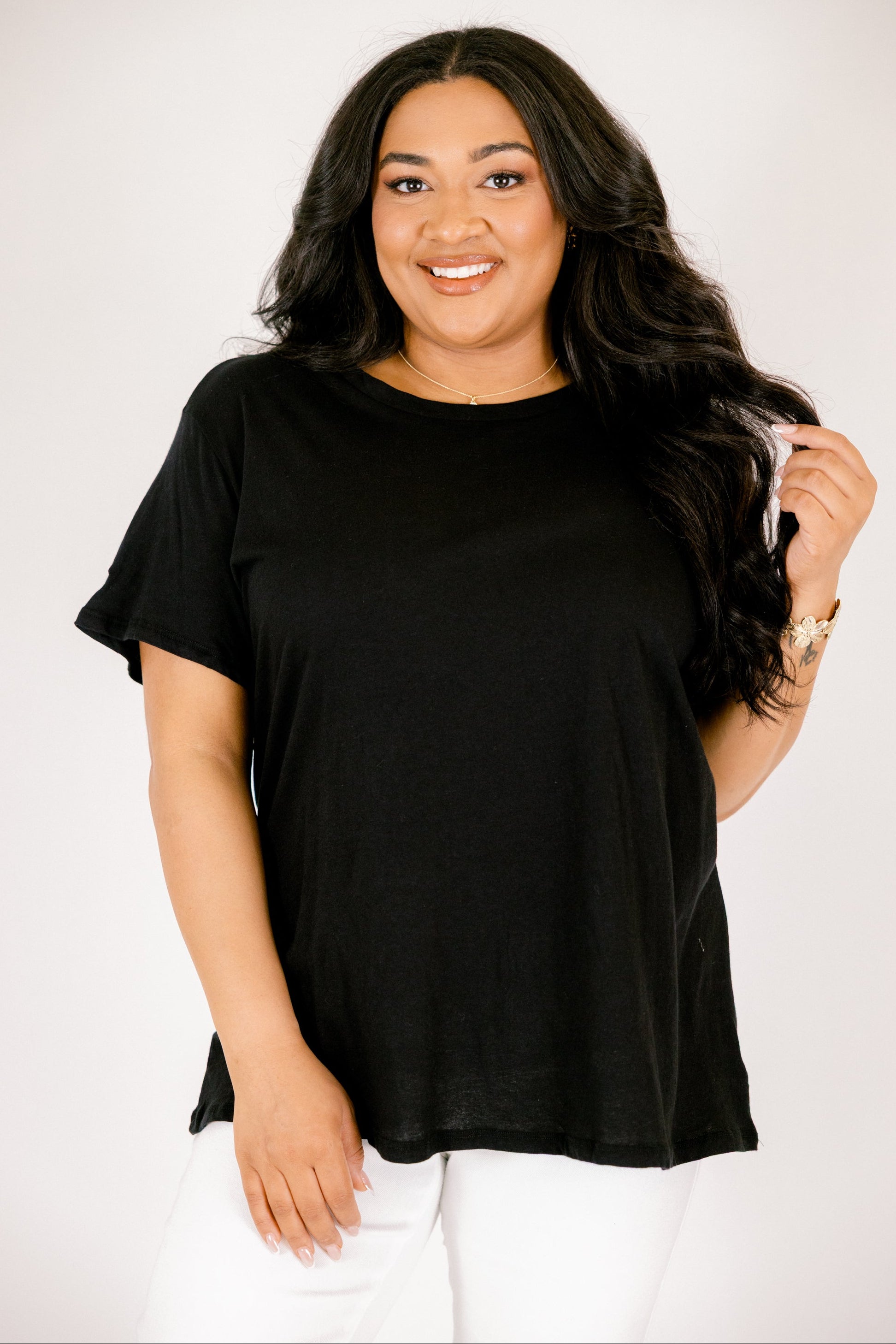 String Of Luck Tee, Black