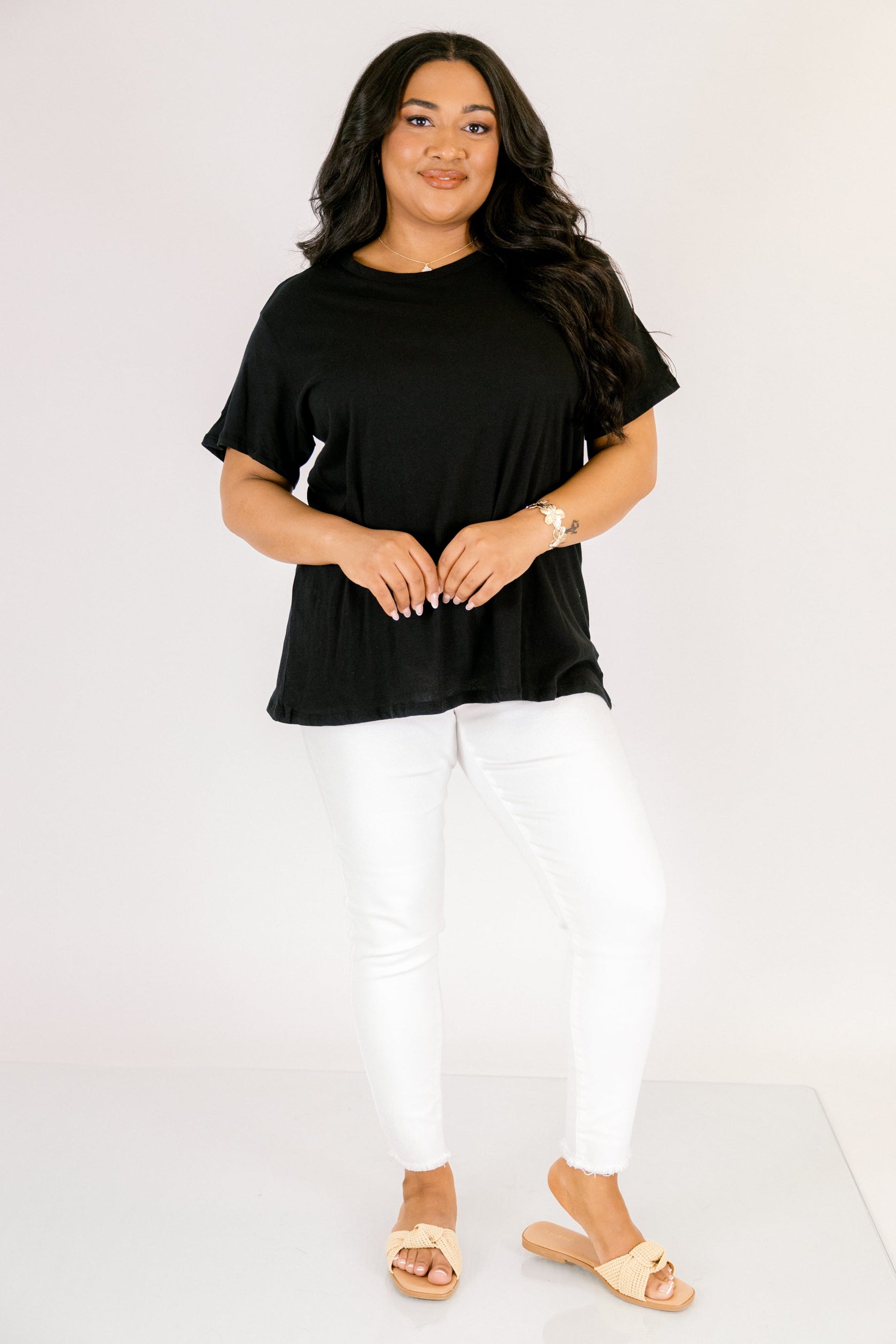String Of Luck Tee, Black