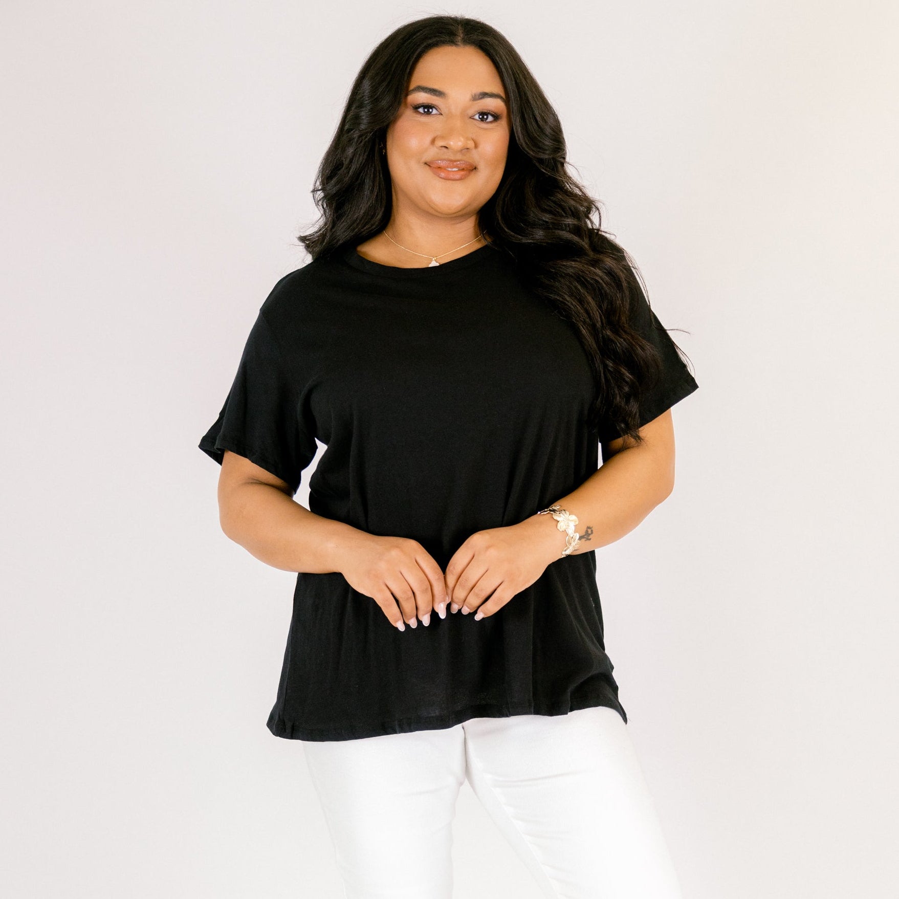 String Of Luck Tee, Black