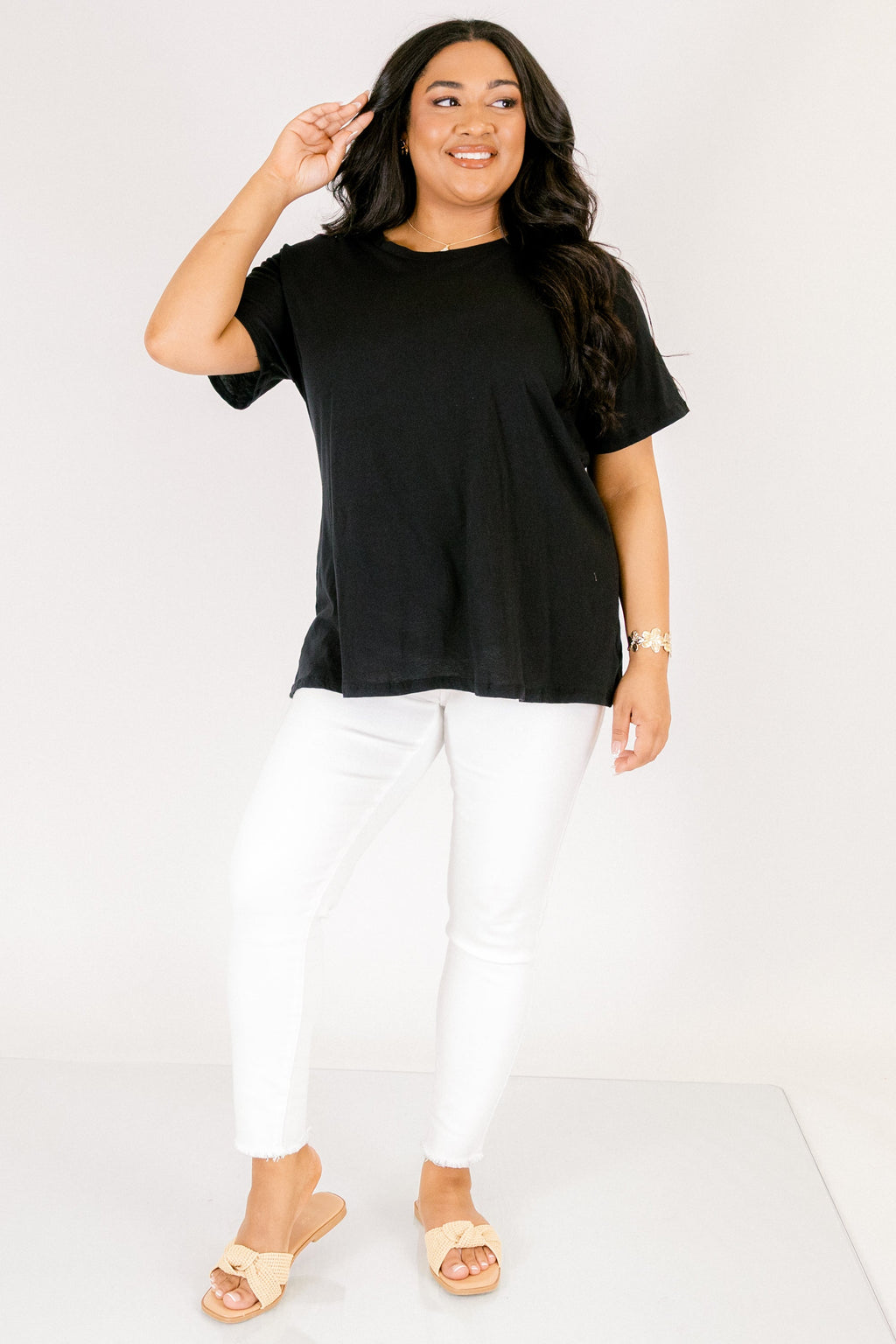 String Of Luck Tee, Black