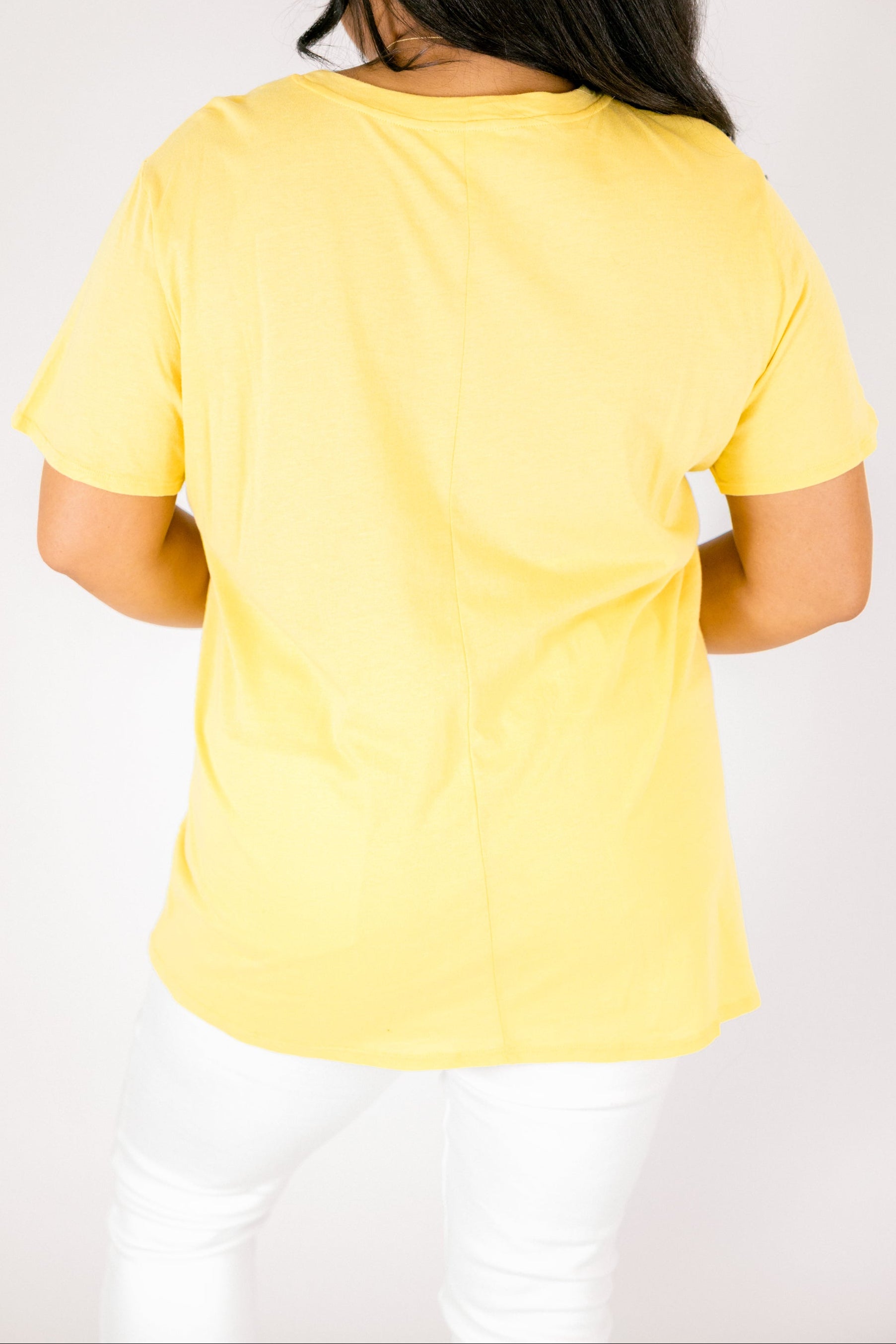 String of Luck Tee, Dusty Banana
